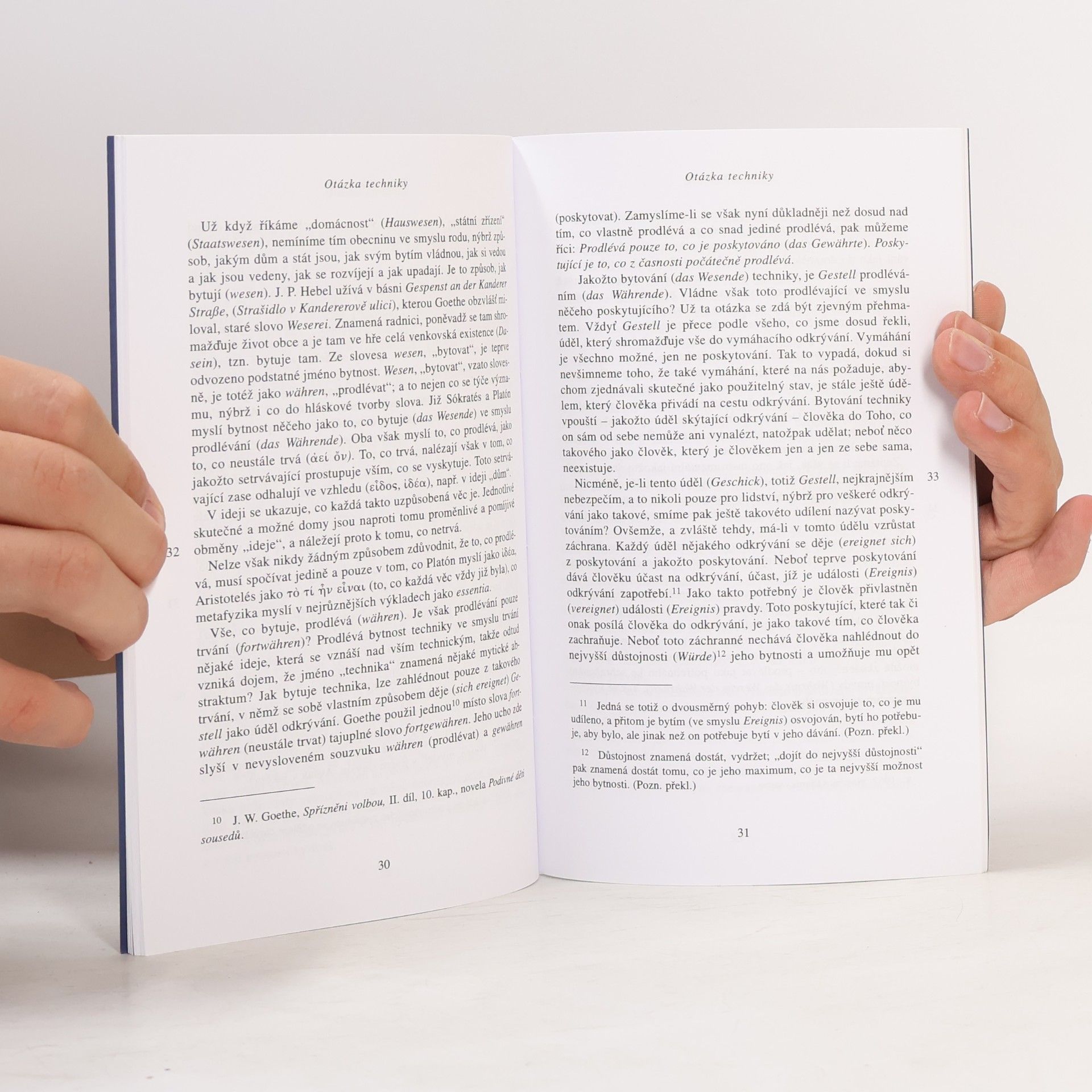 Martin Heidegger Věda, technika a zamyšlení