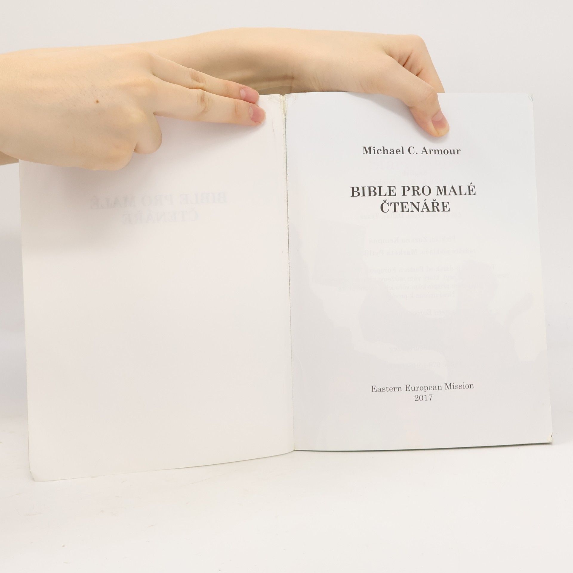 Michael Carl Armour Bible pro malé čtenáře