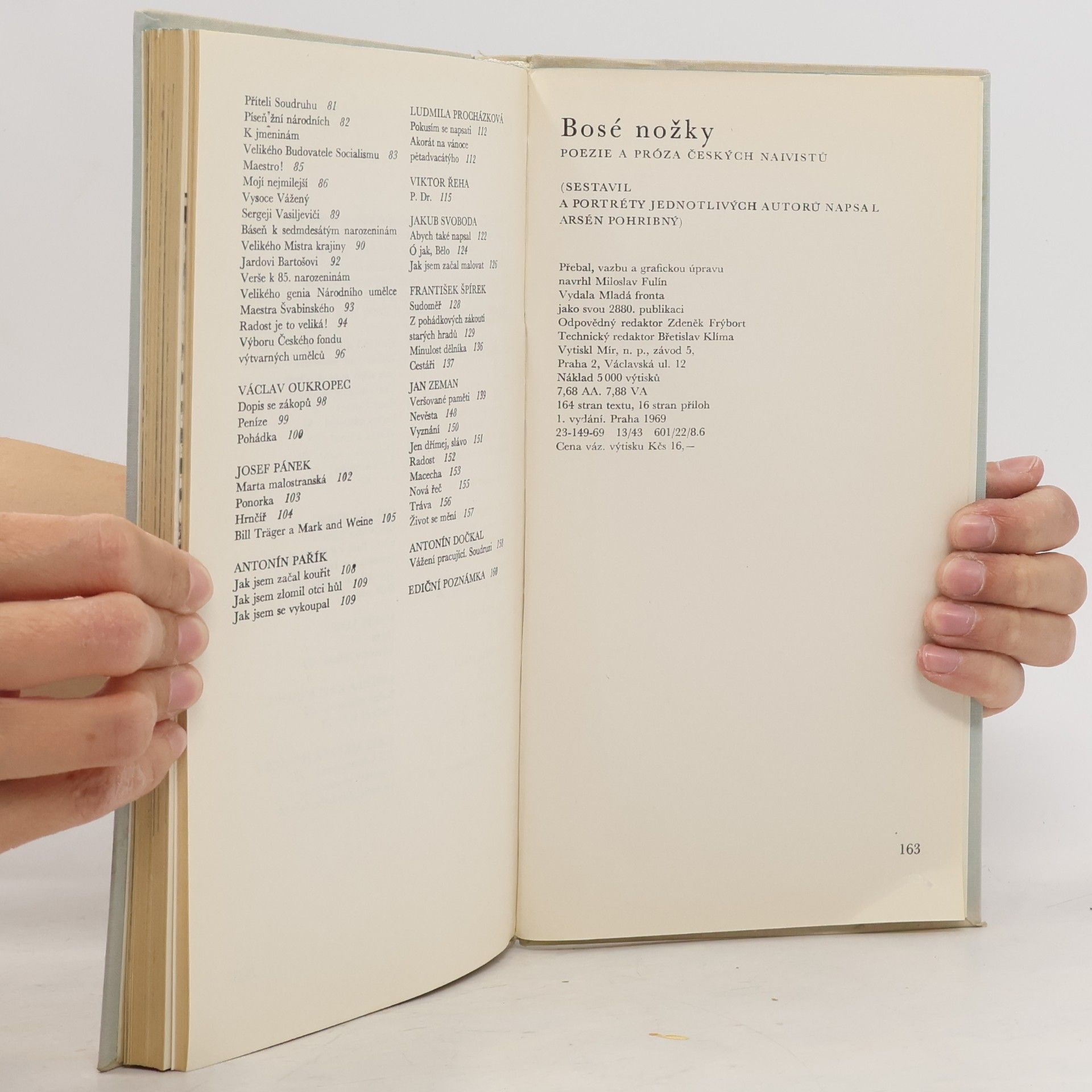 Kolektiv autorů Bosé nožky poezie a próza českých naivistů