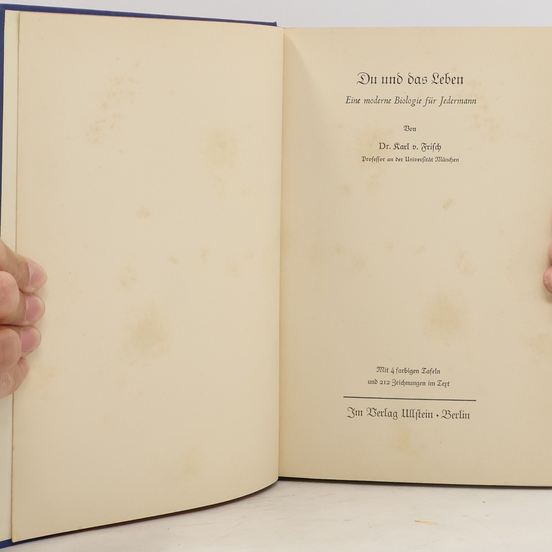 Karl von Frisch Du und das Leben