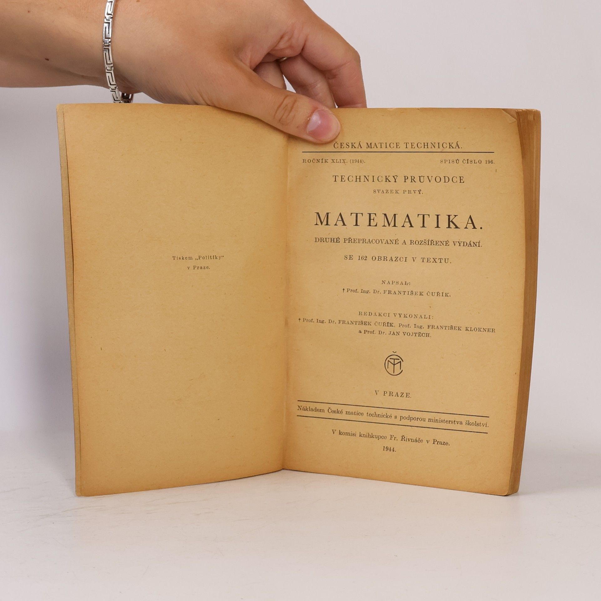 František Čuřík Technický průvodce sv. 1 - Matematika