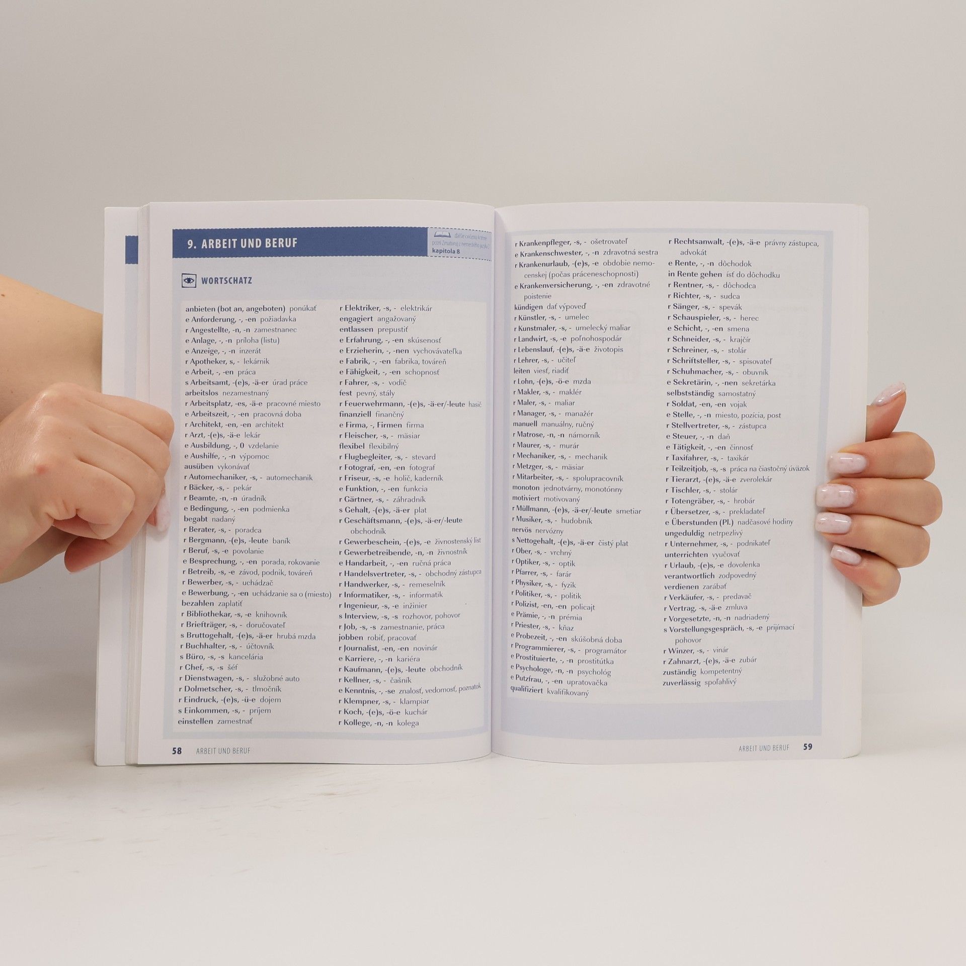 Various authors Cvičebnica nemeckej slovnej zásoby = Übungsbuch des deutschen Wortschatzes : 25 tematických okruhov nielen na maturitu