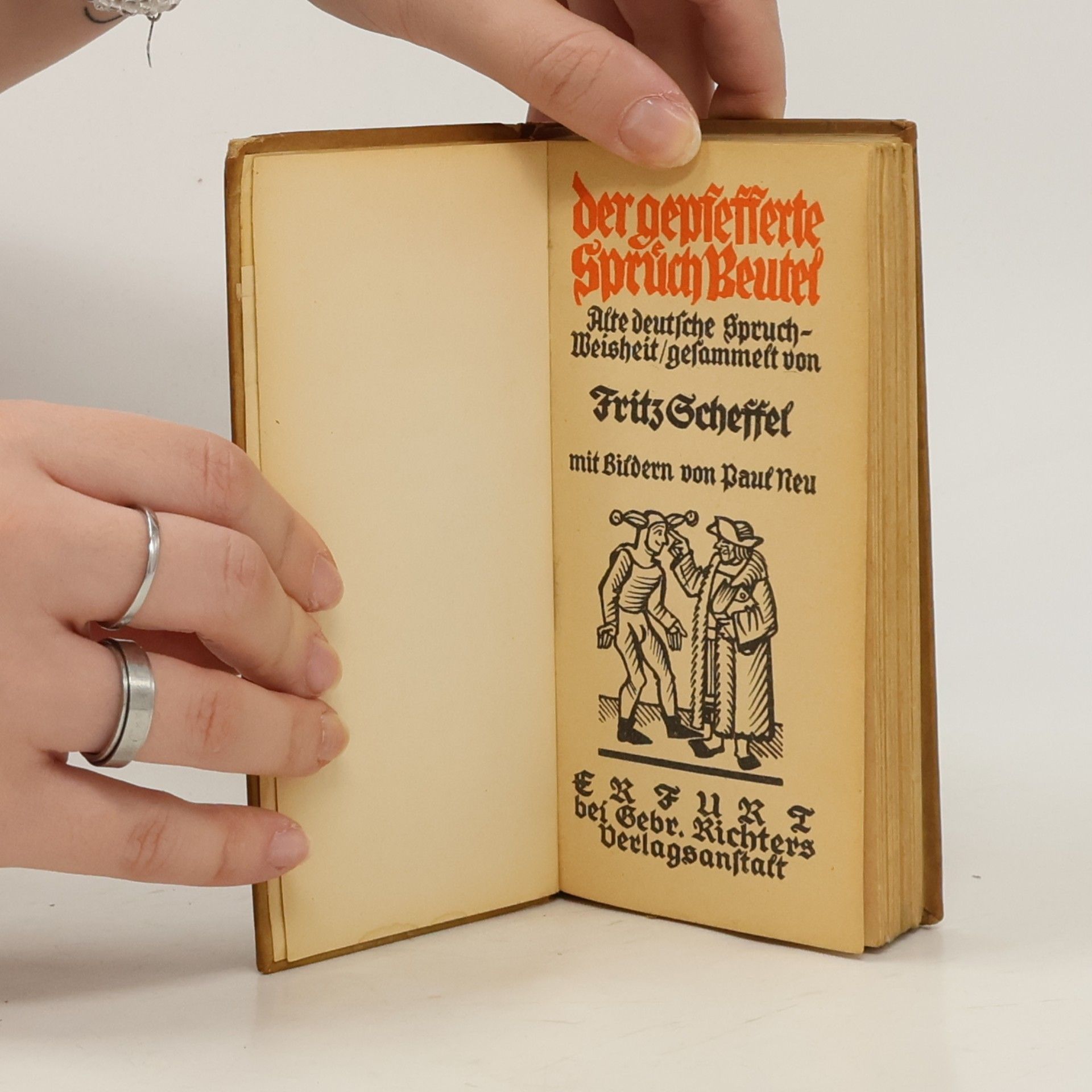 Fritz Scheffel Der gepfefferte Sprüchbeutel