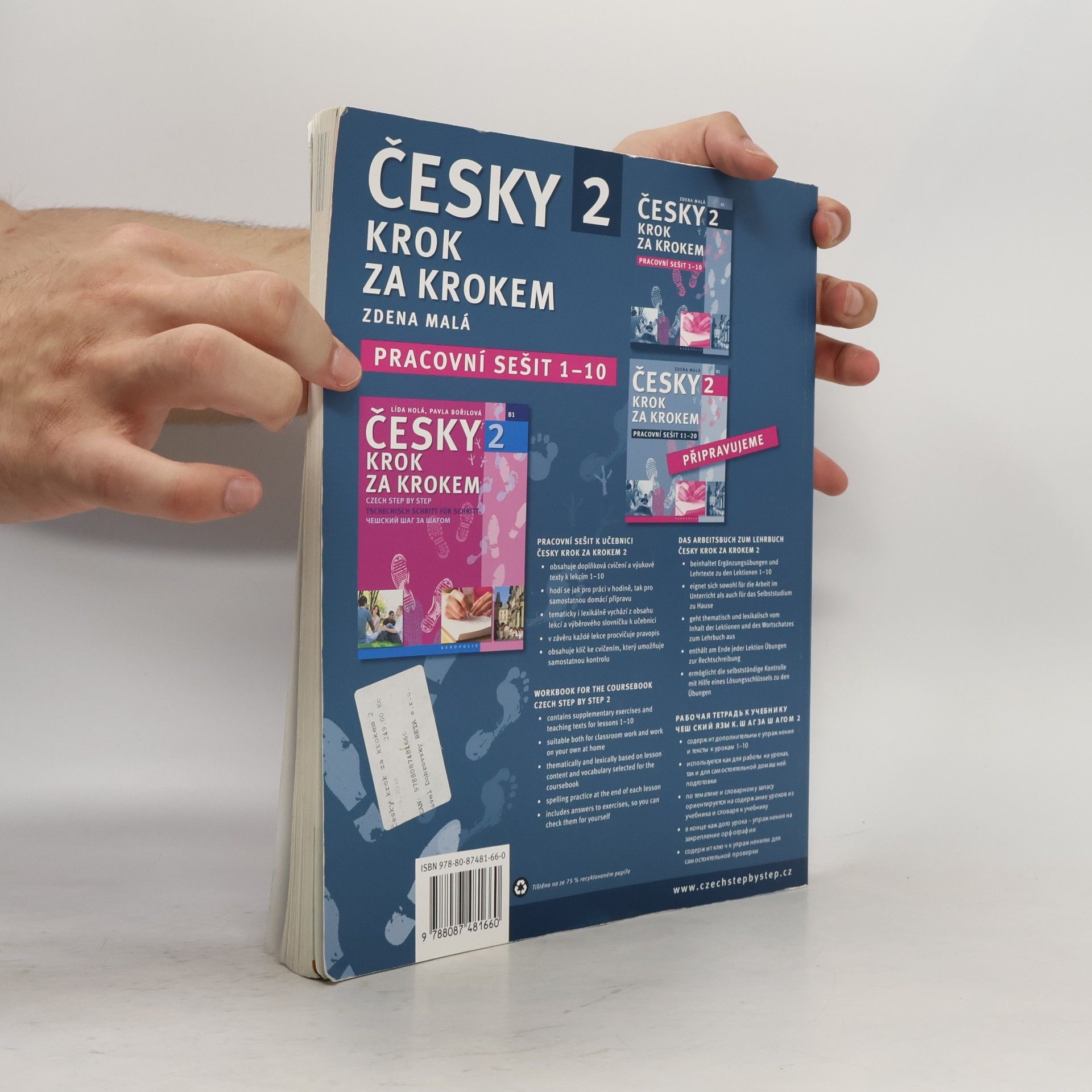 Zdena Malá Česky krok za krokem 2. B1. Pracovní sešit 1-10