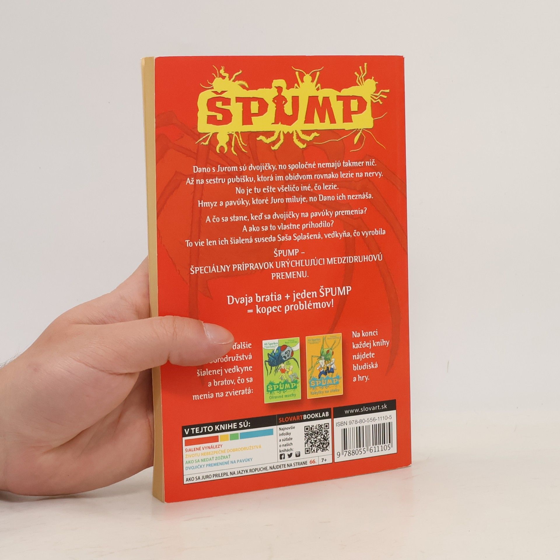 Ali Sparkes Splašené pavúky