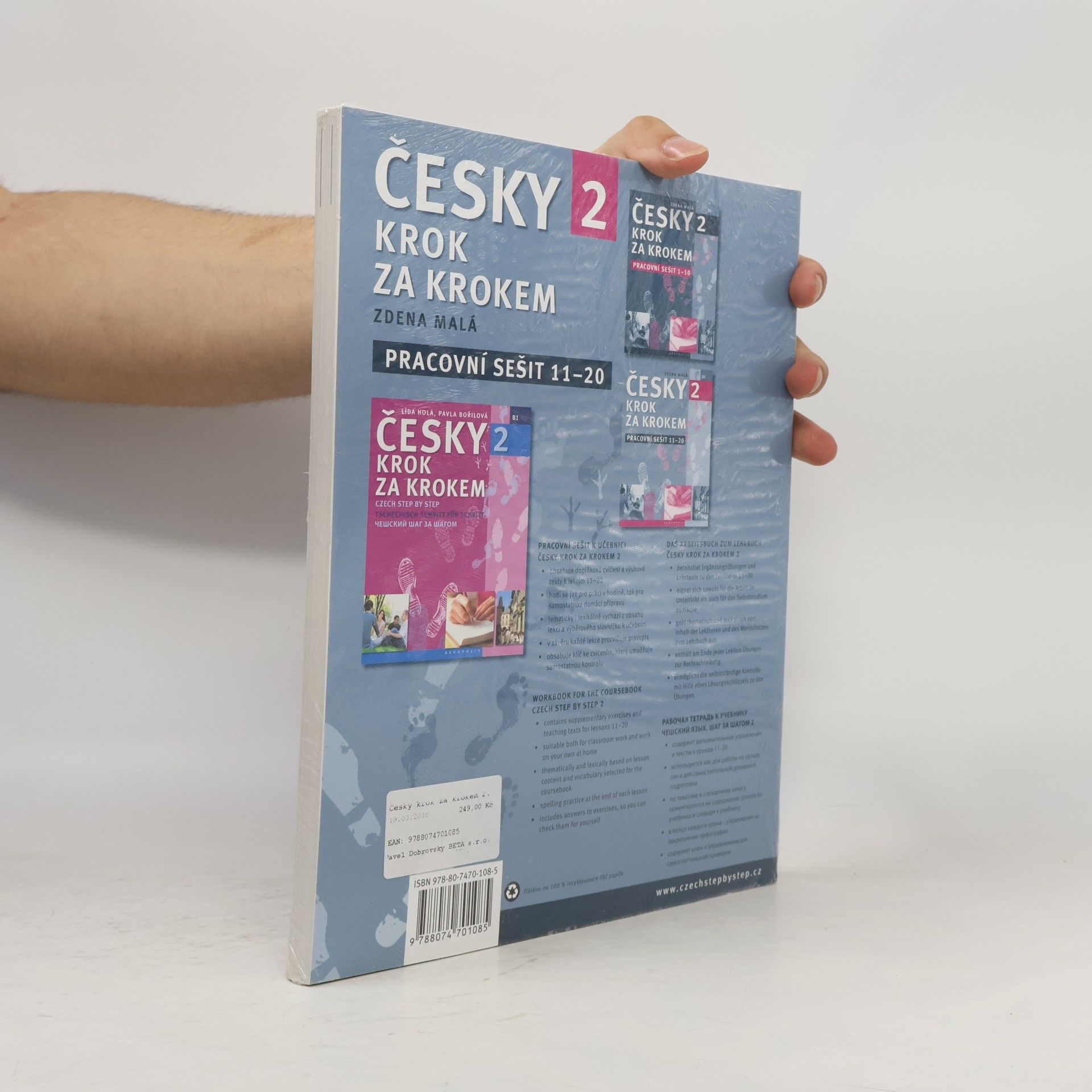 Zdena Malá Česky krok za krokem 2. B1. Pracovní sešit 11-20