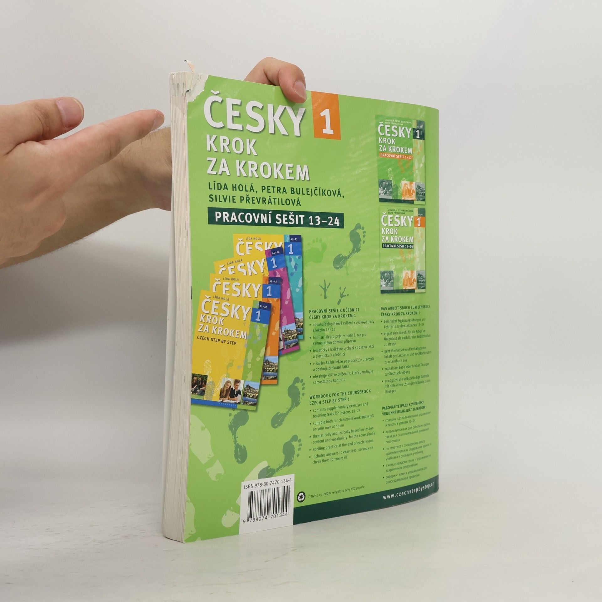 Lída Holá Česky krok za krokem 1. A1-A2. Pracovní sešit 13–24