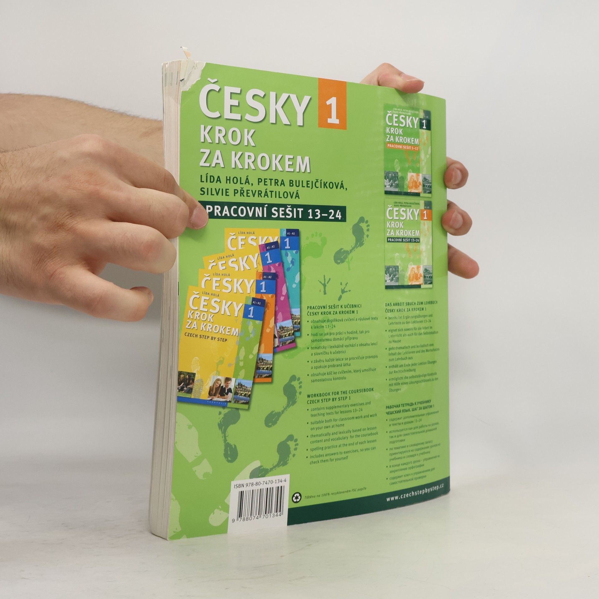 Lída Holá Česky krok za krokem 1. A1-A2. Pracovní sešit 13–24