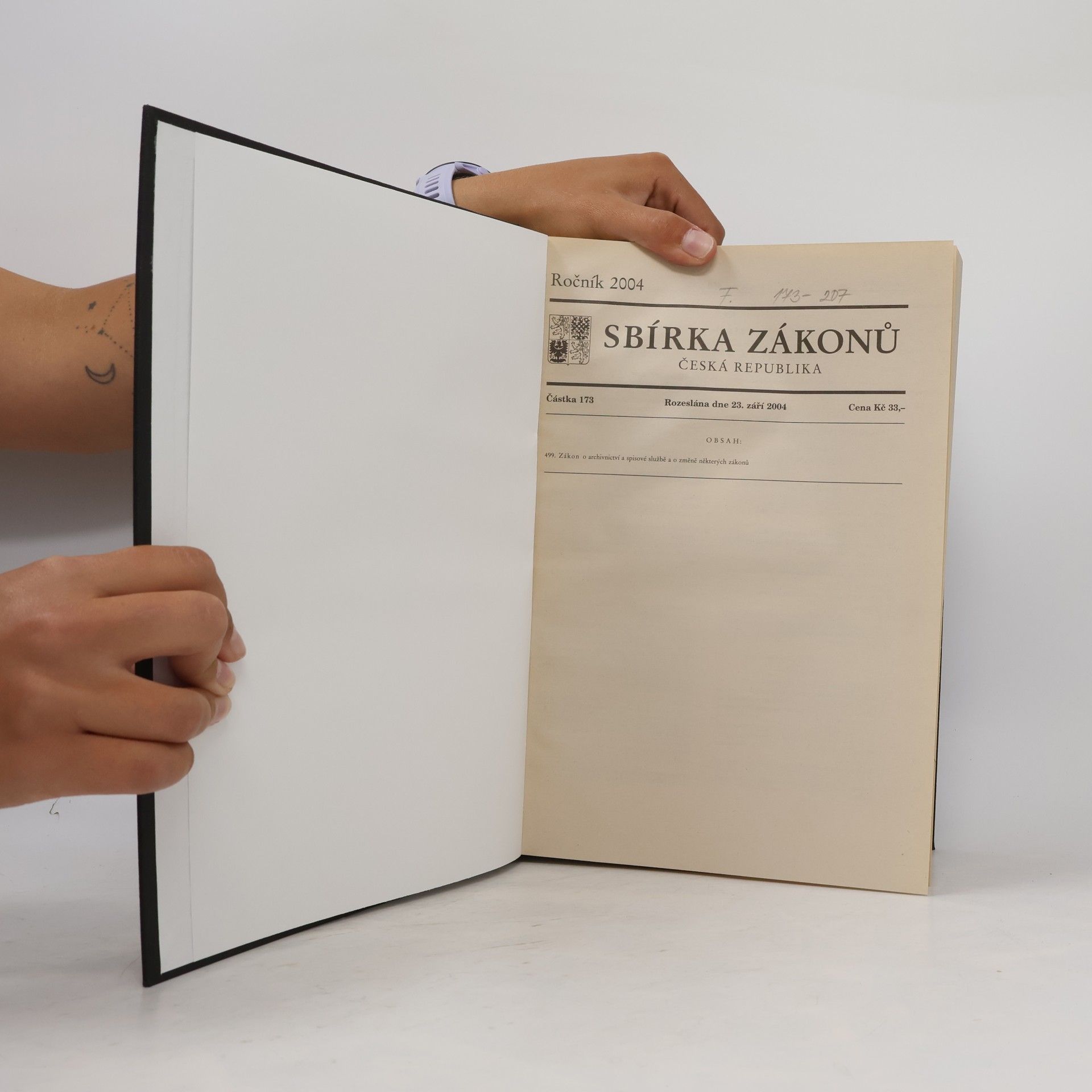 Autorenkollektiv Sbírka zákonů ČR 173-207/2004