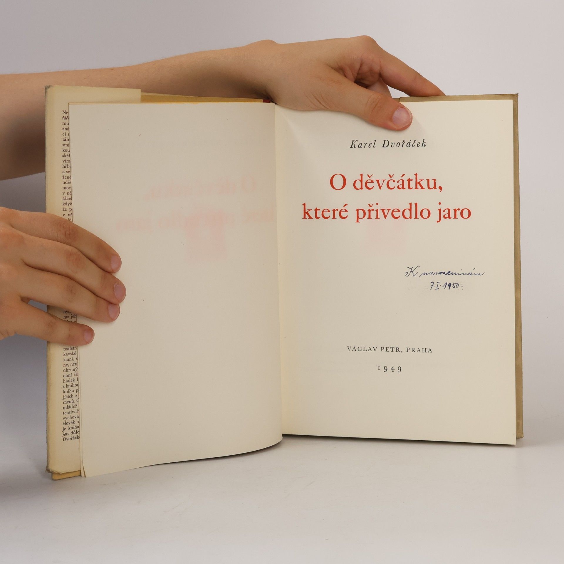 Karel Dvořáček O děvčátku, které přivedlo jaro