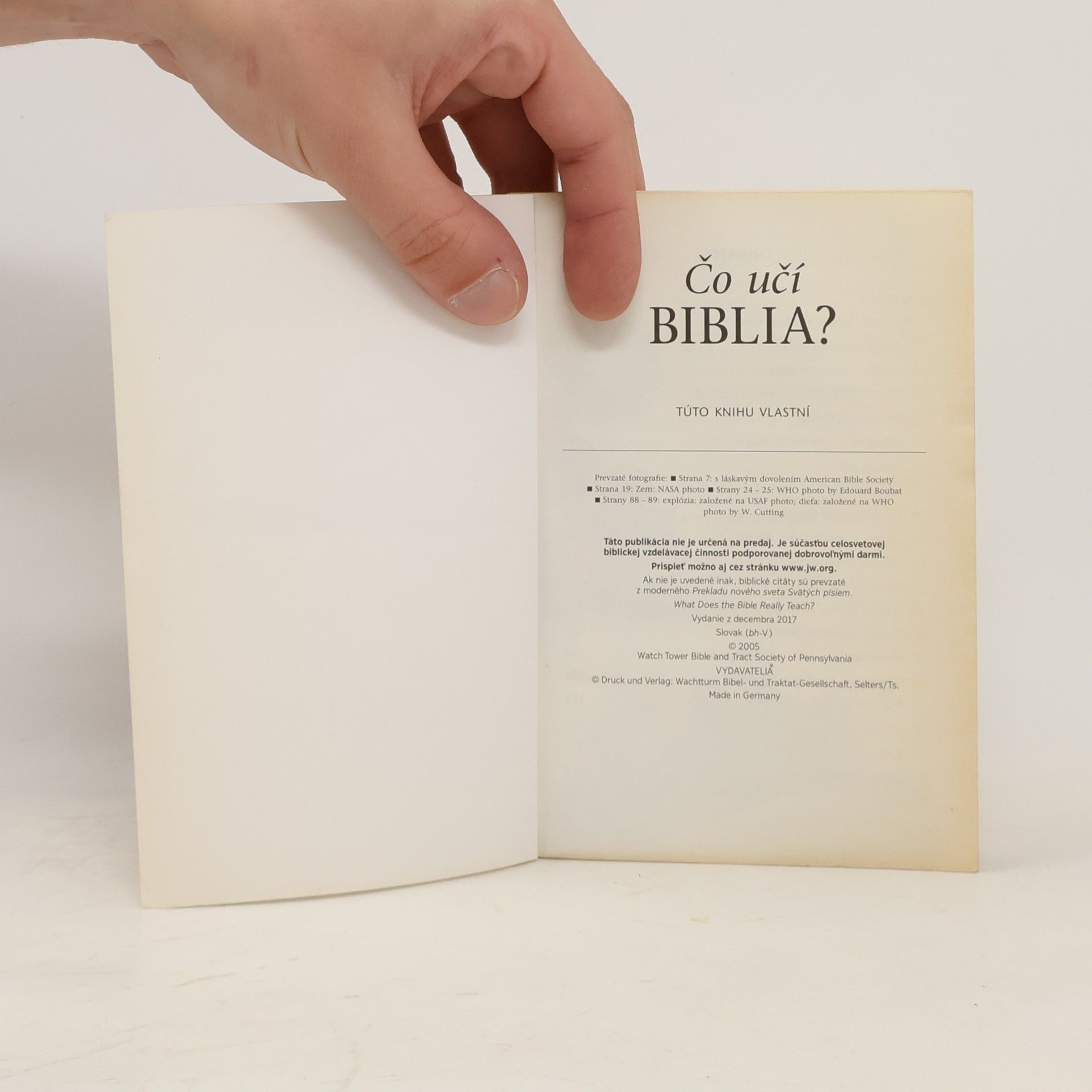 Autores varios Čo učí Biblia?