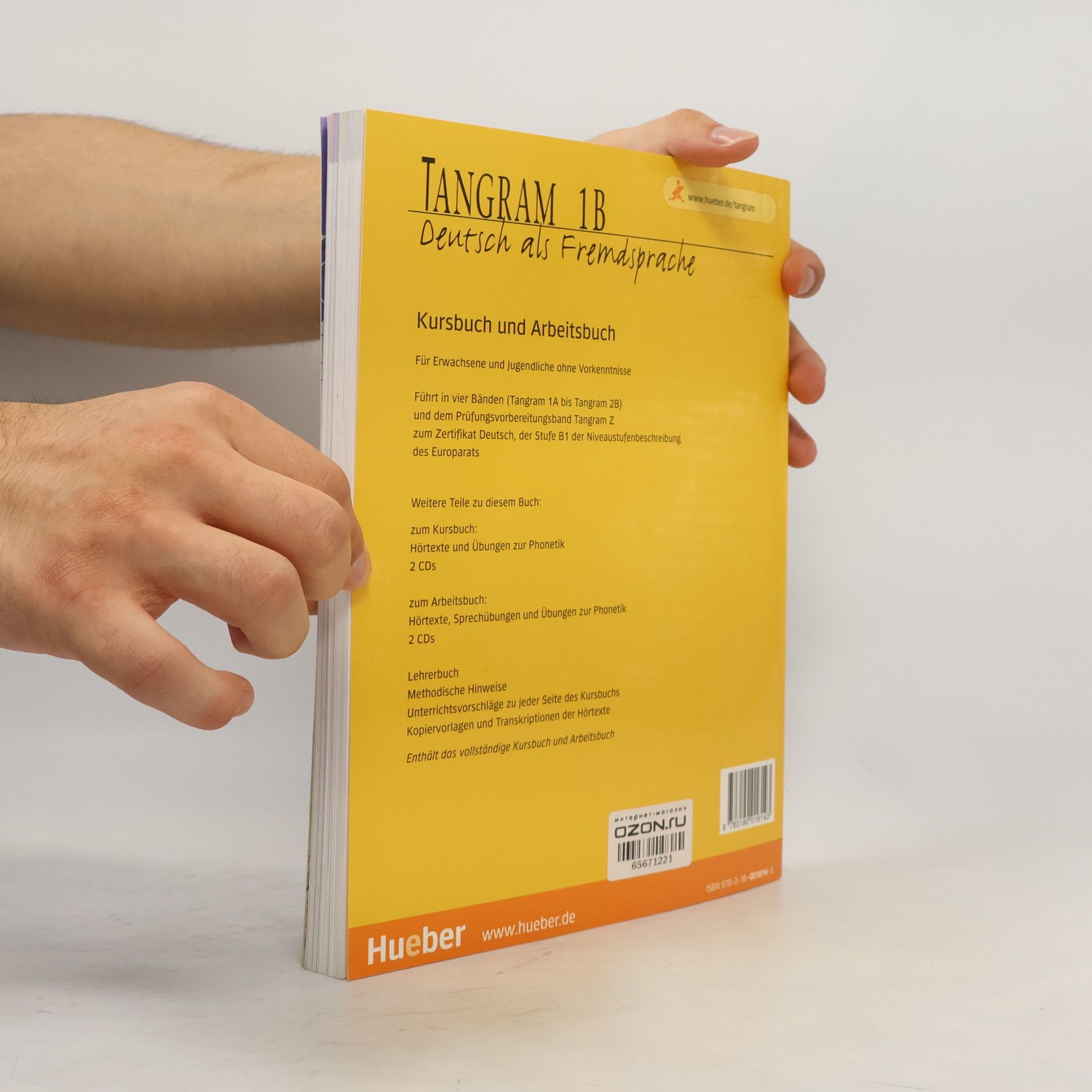 Eduard von Jan Tangram : Deutsch als Fremdsprache. 1B, Kursbuch und Arbeitsbuch