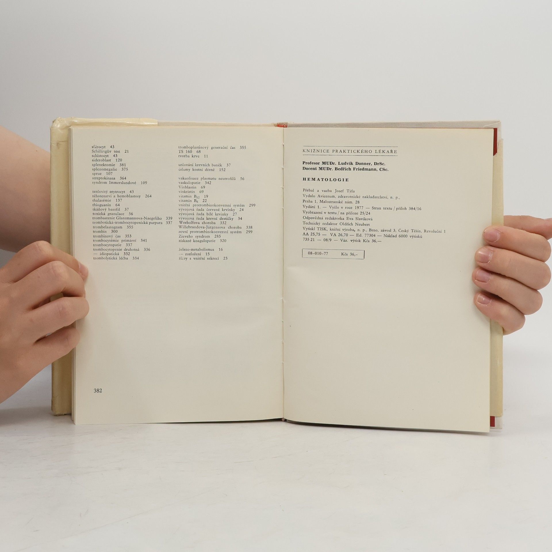 Bedřich Friedmann Hematologie