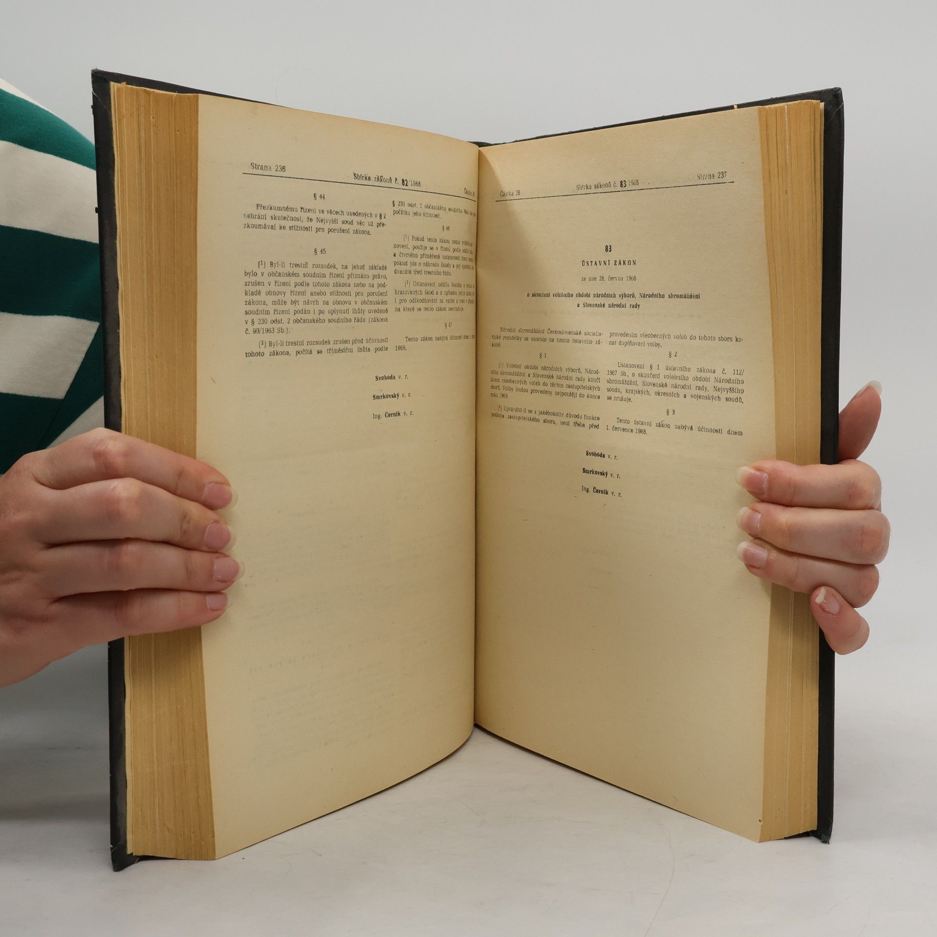 Kolektiv autorů Sbírka zákonů Československé socialistické republiky. Ročník 1968