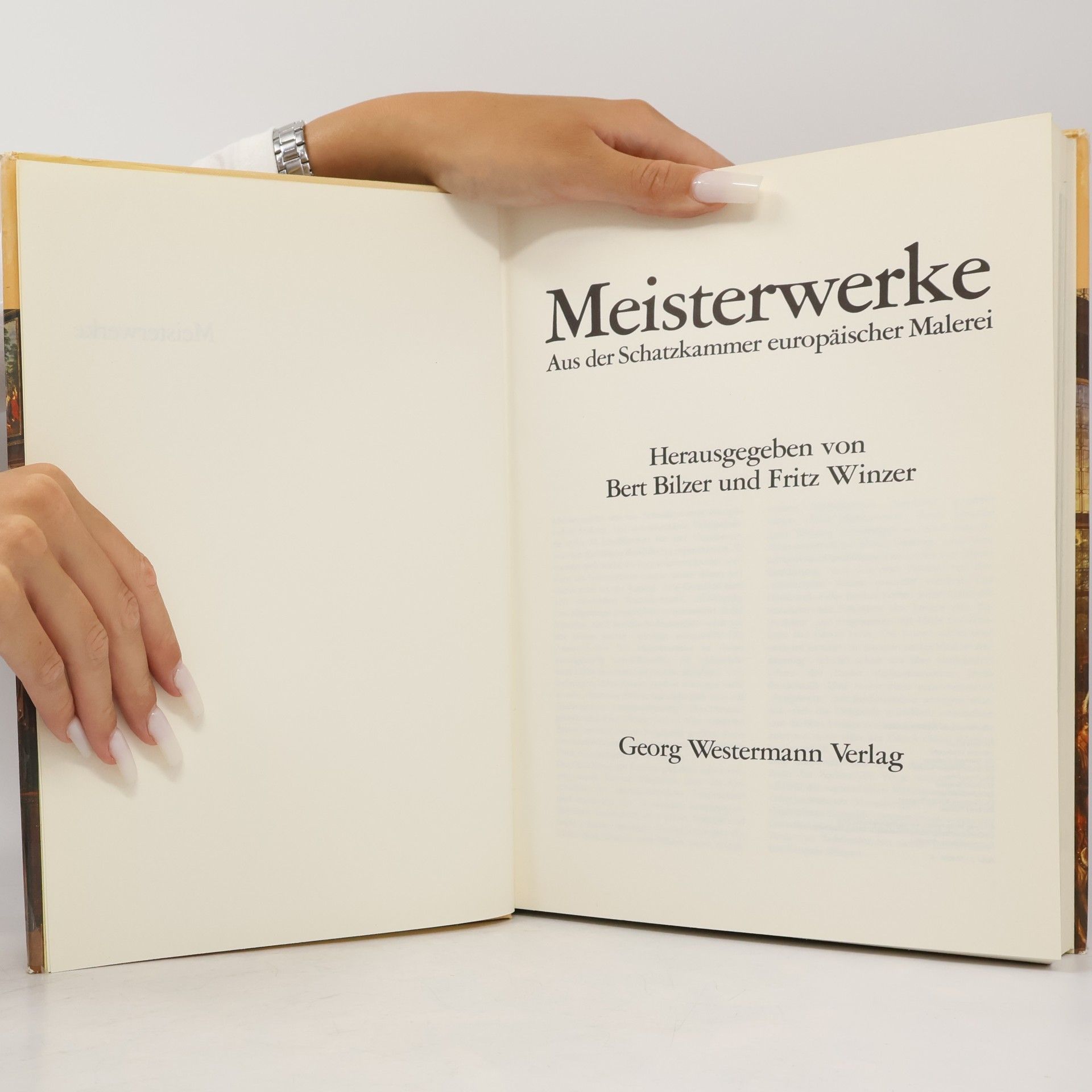 Fritz Winzer Meisterwerke aus der Schatzkammer europäischer Malerei