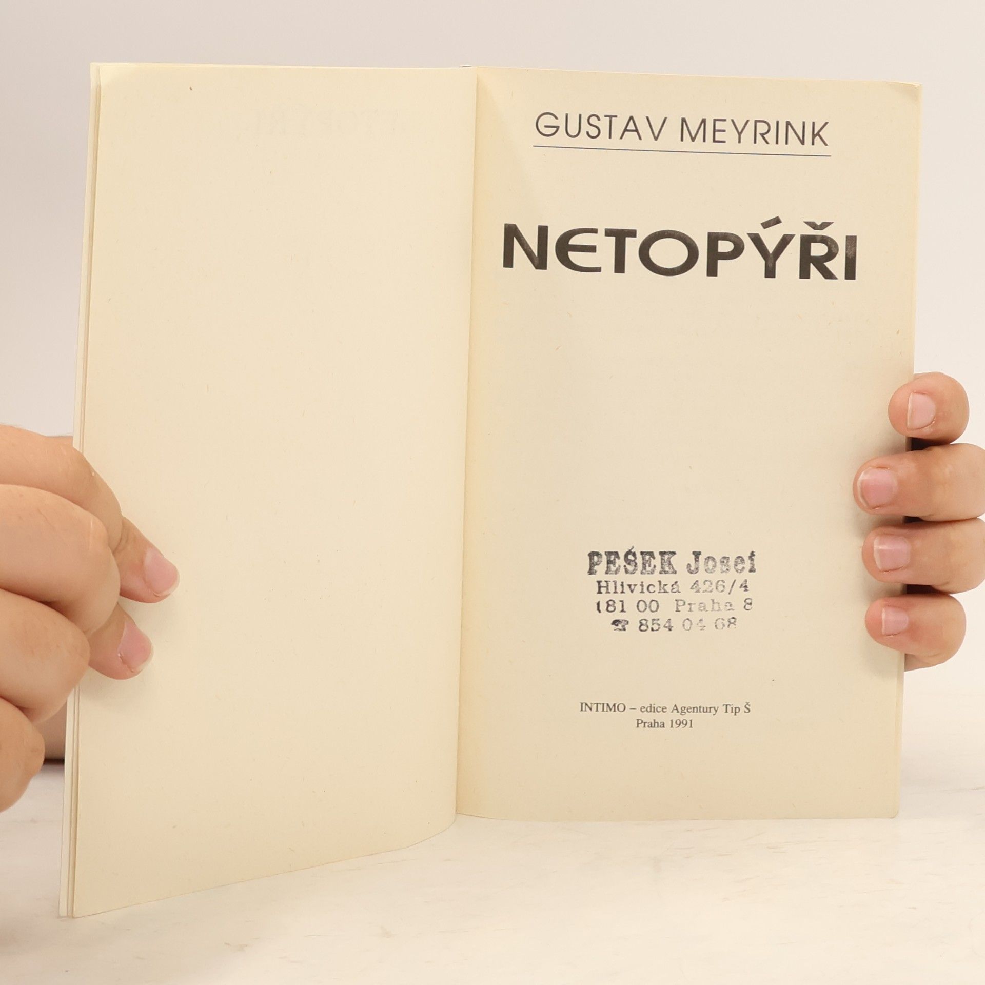 Gustav Meyrink 7 povídek. Netopýři