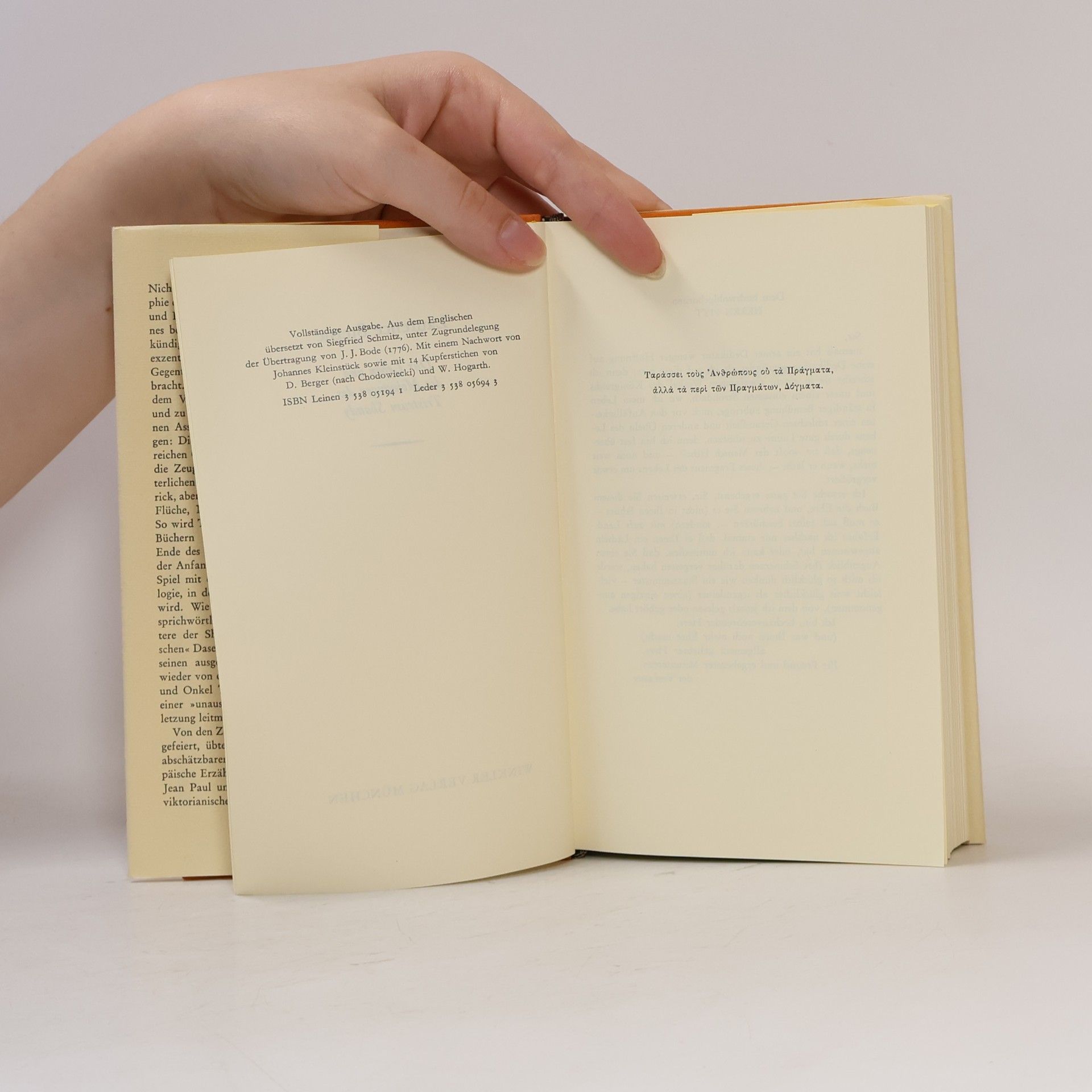Laurence Sterne Das Leben und die Meinungen des Tristram Shandy