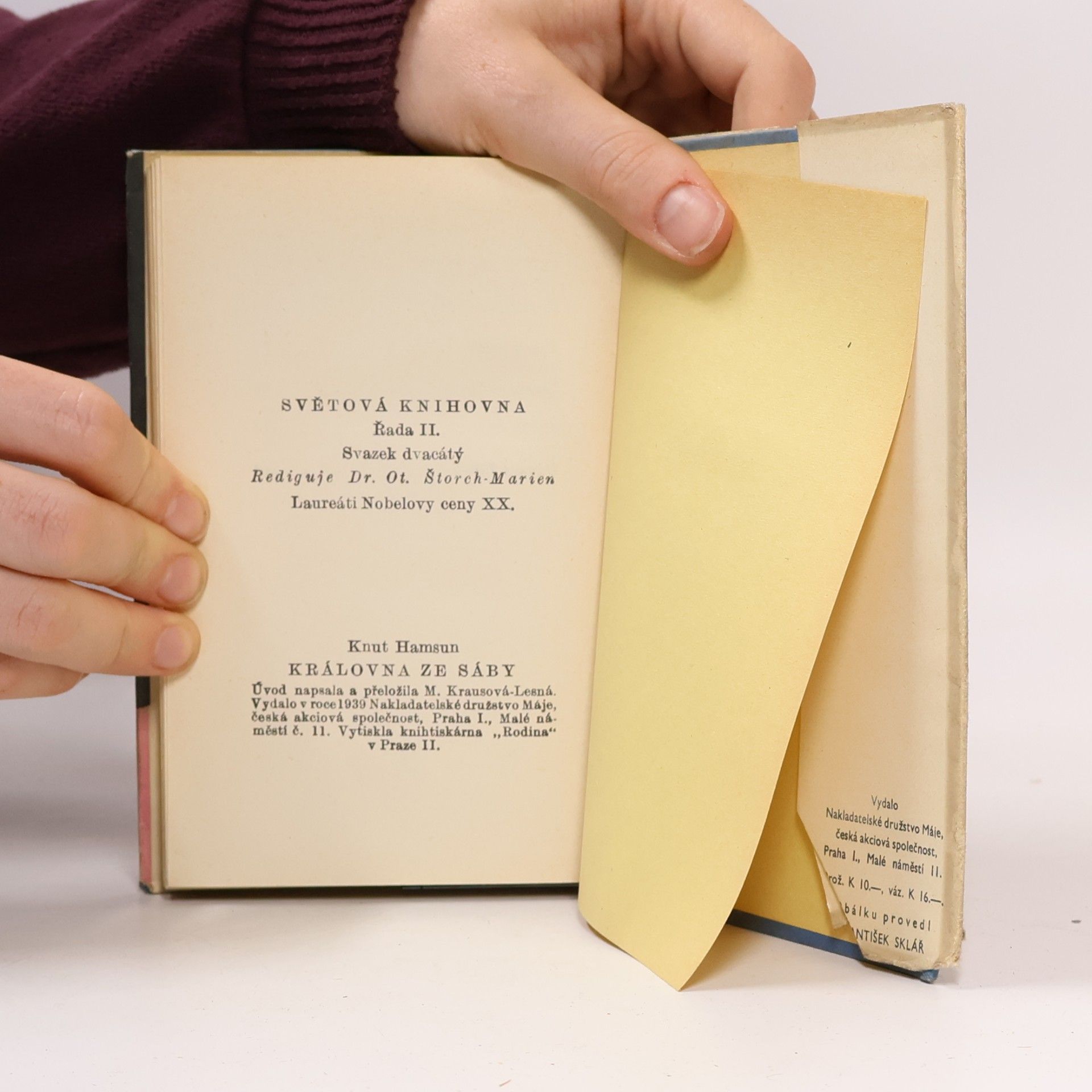 Knut Hamsun Královna ze Sáby
