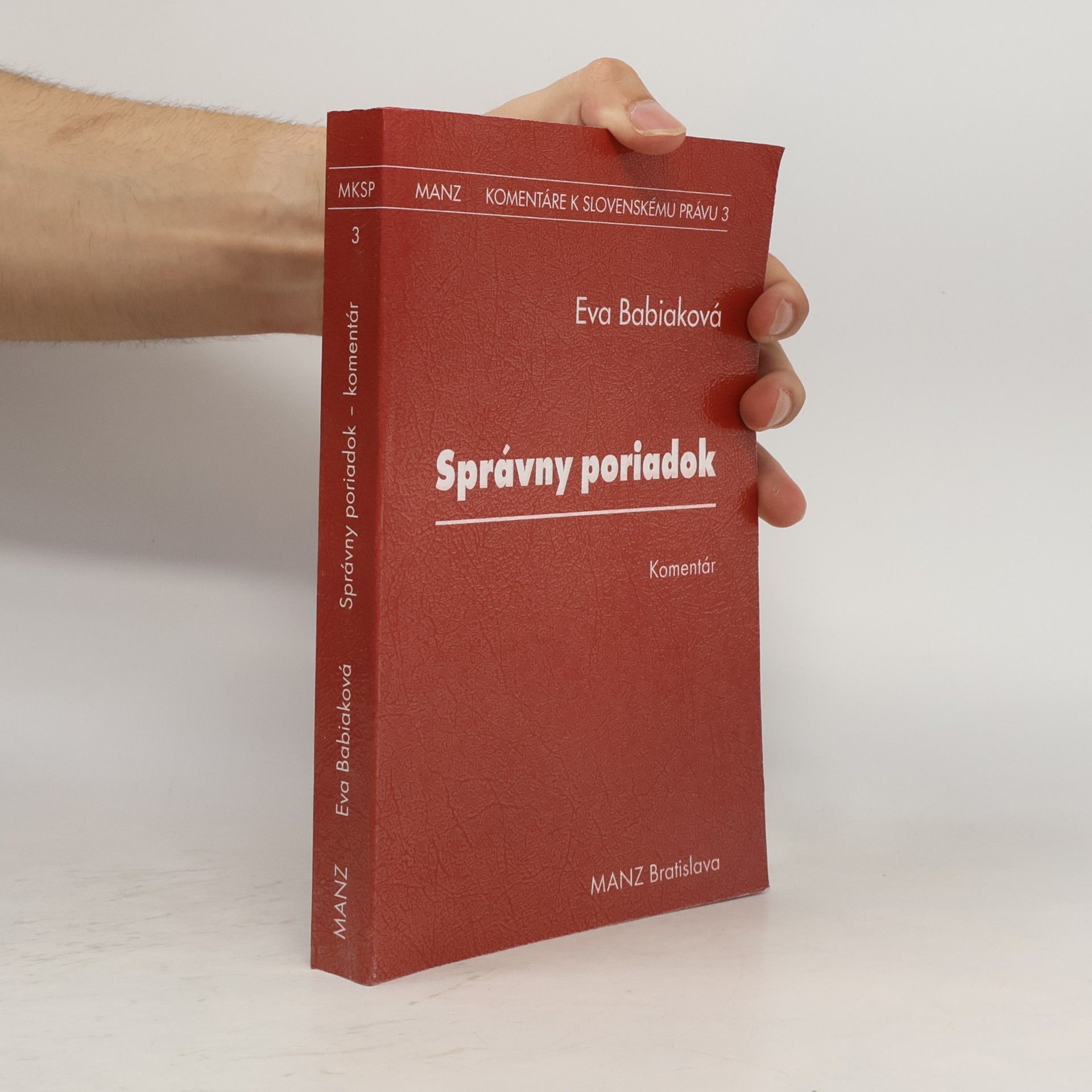 Eva Babiaková Správny poriadok