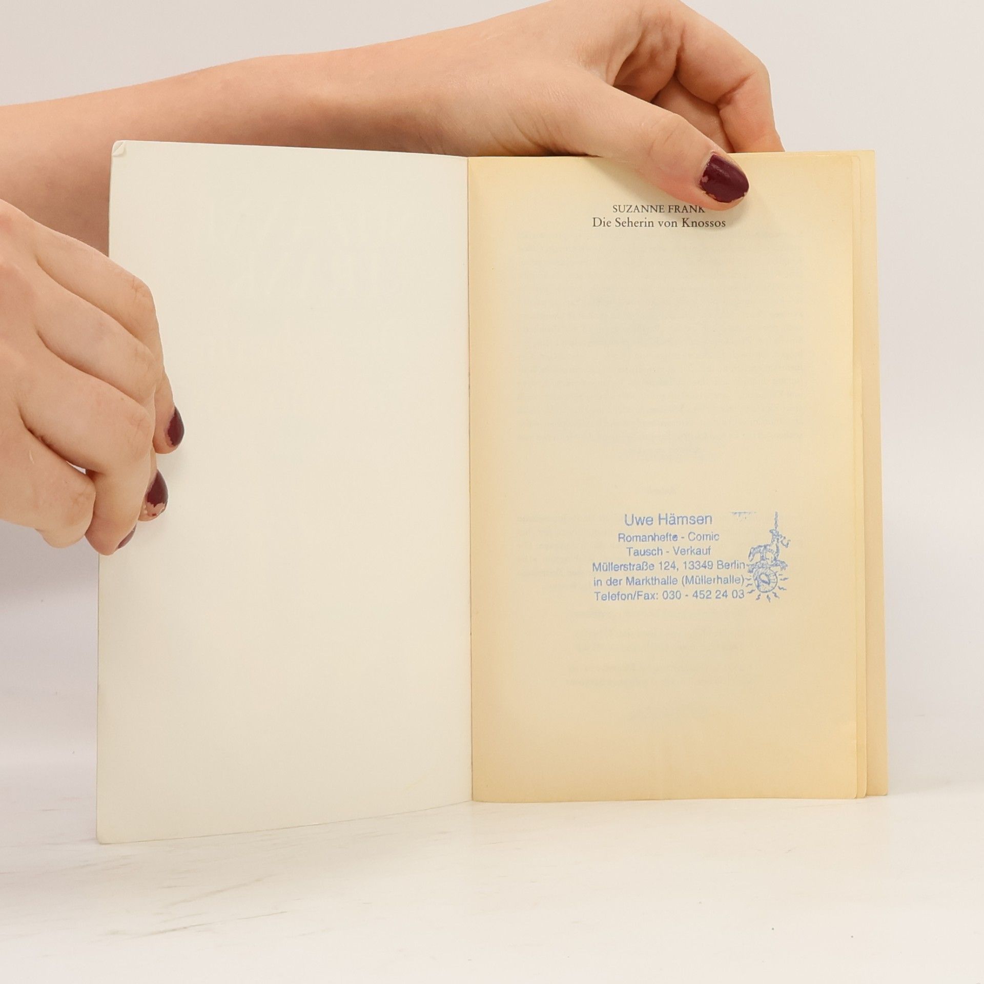 J. Suzanne Frank Die Seherin von Knossos