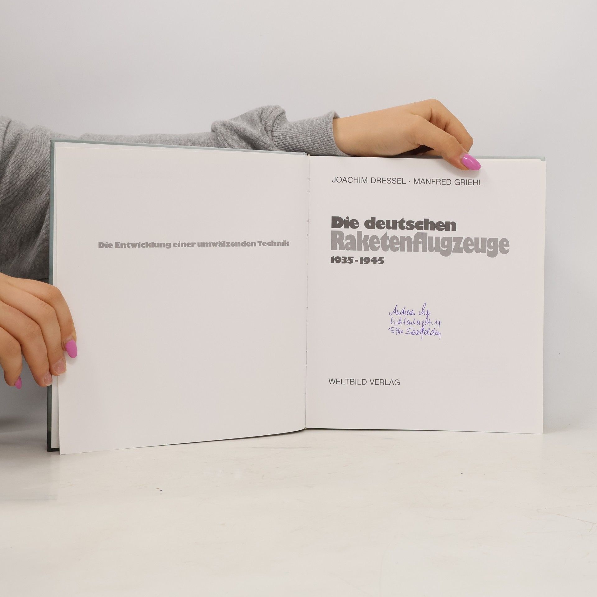 Joachim Dressel Die deutschen Raketenflugzeuge 1935 - 1945