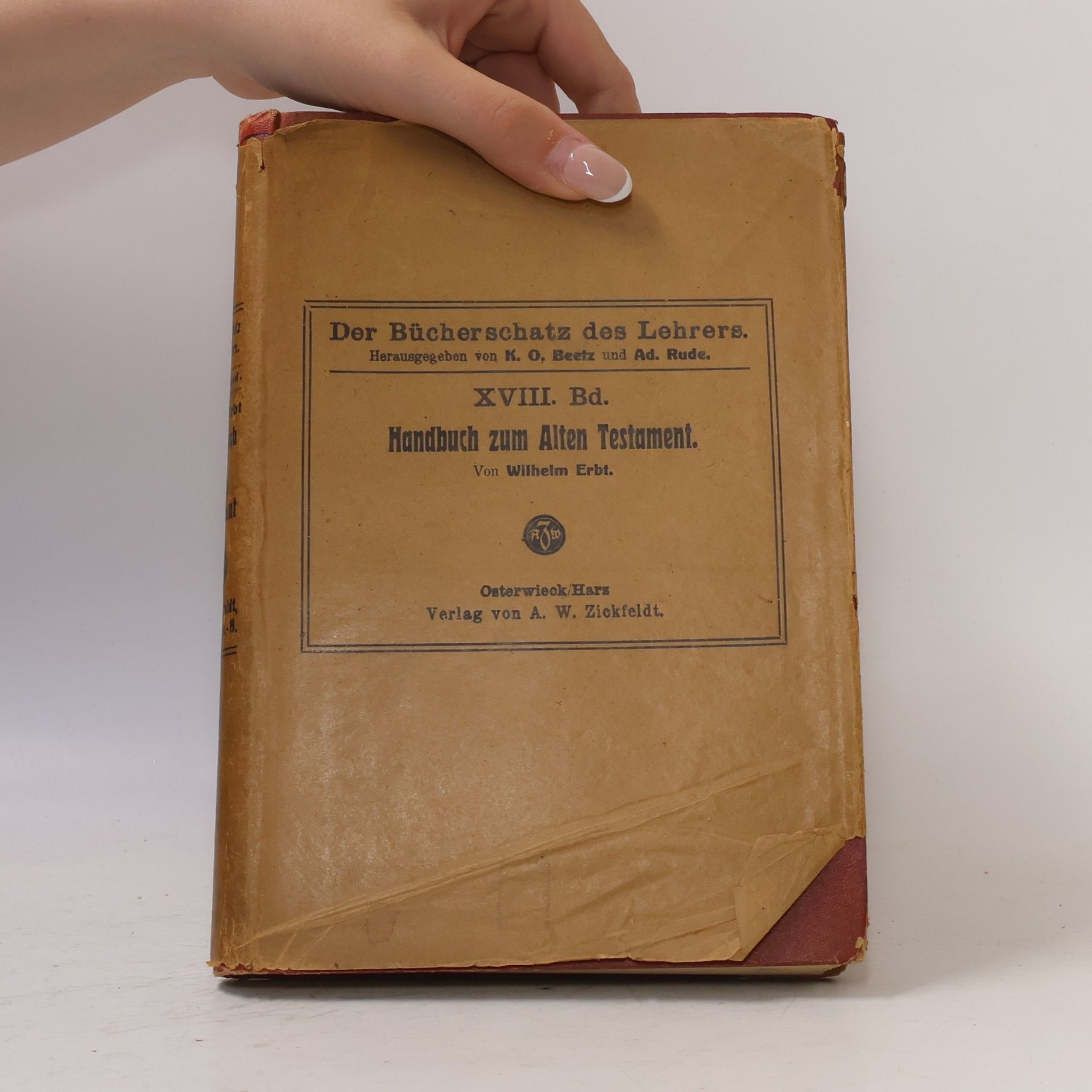 Wilhelm Erbt Handbuch zum Alten Testament