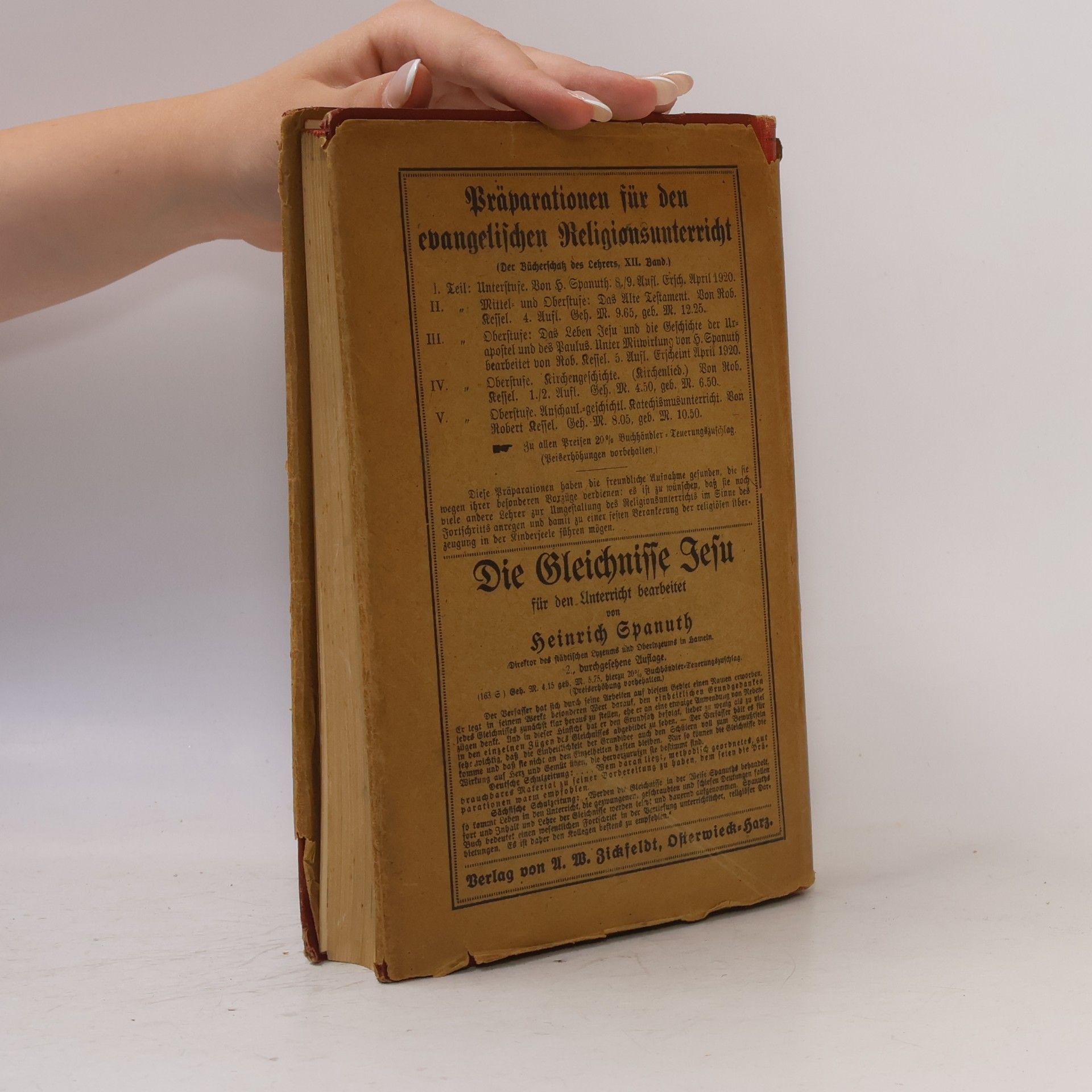 Wilhelm Erbt Handbuch zum Alten Testament