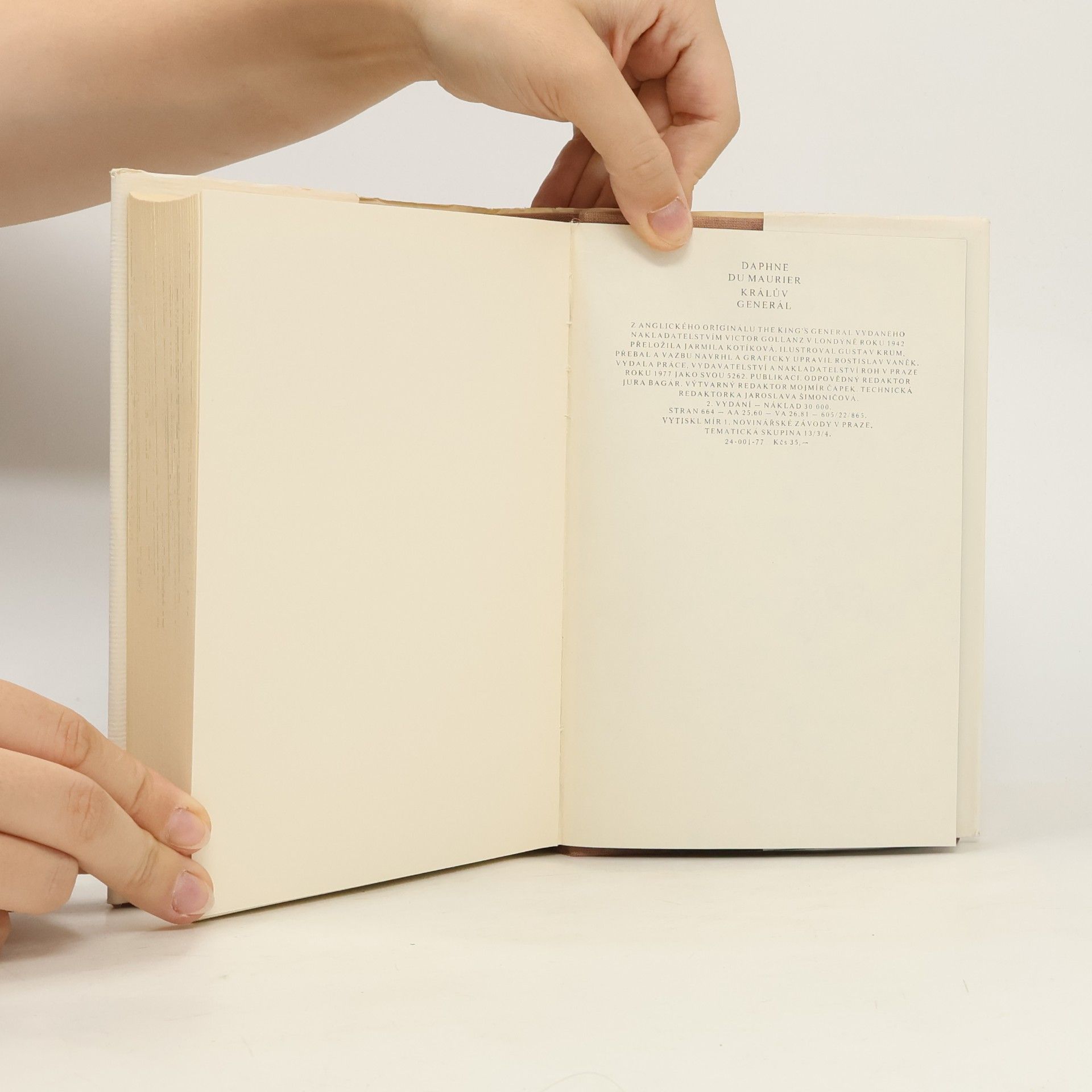 Daphne du Maurier Králův generál