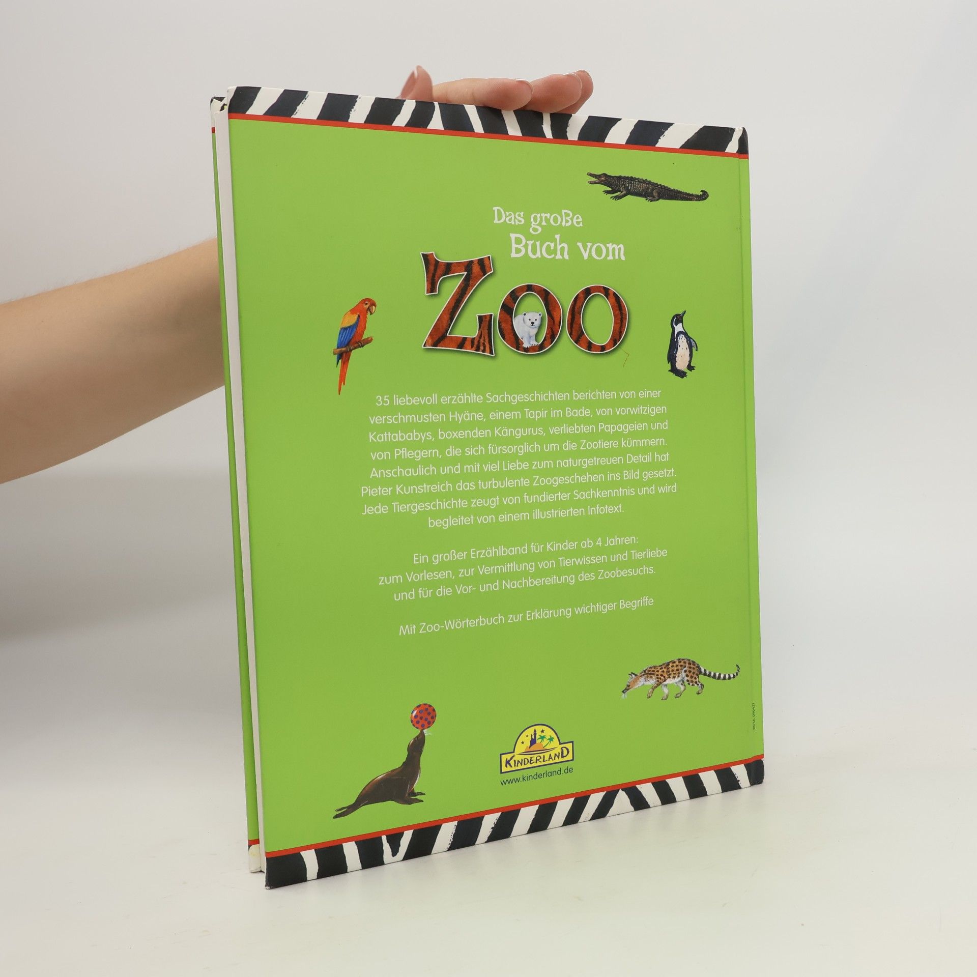 Pieter Kunstreich Das große Buch vom Zoo