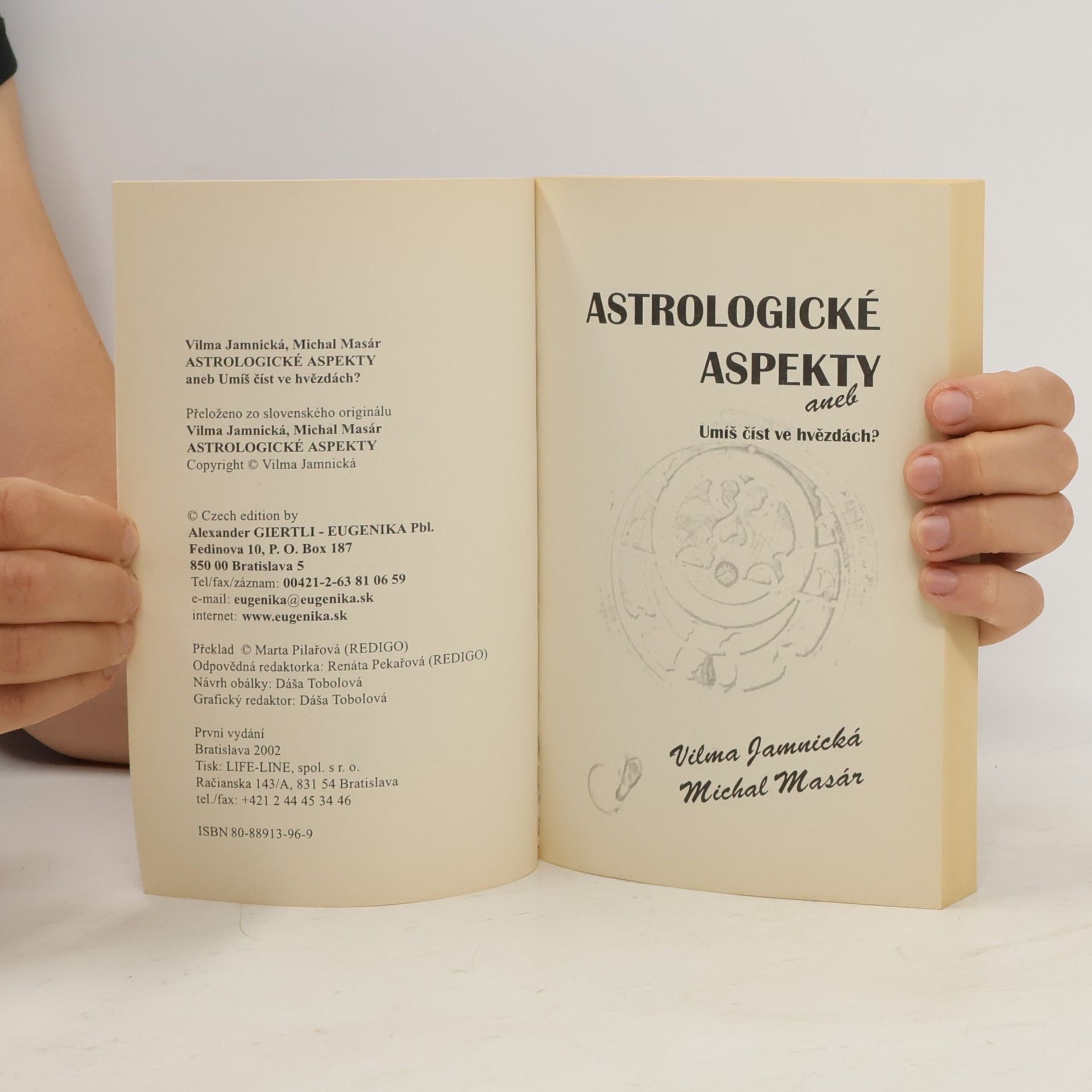 Vilma Jamnická Astrologické aspekty, aneb, Umíš číst ve hvězdách?