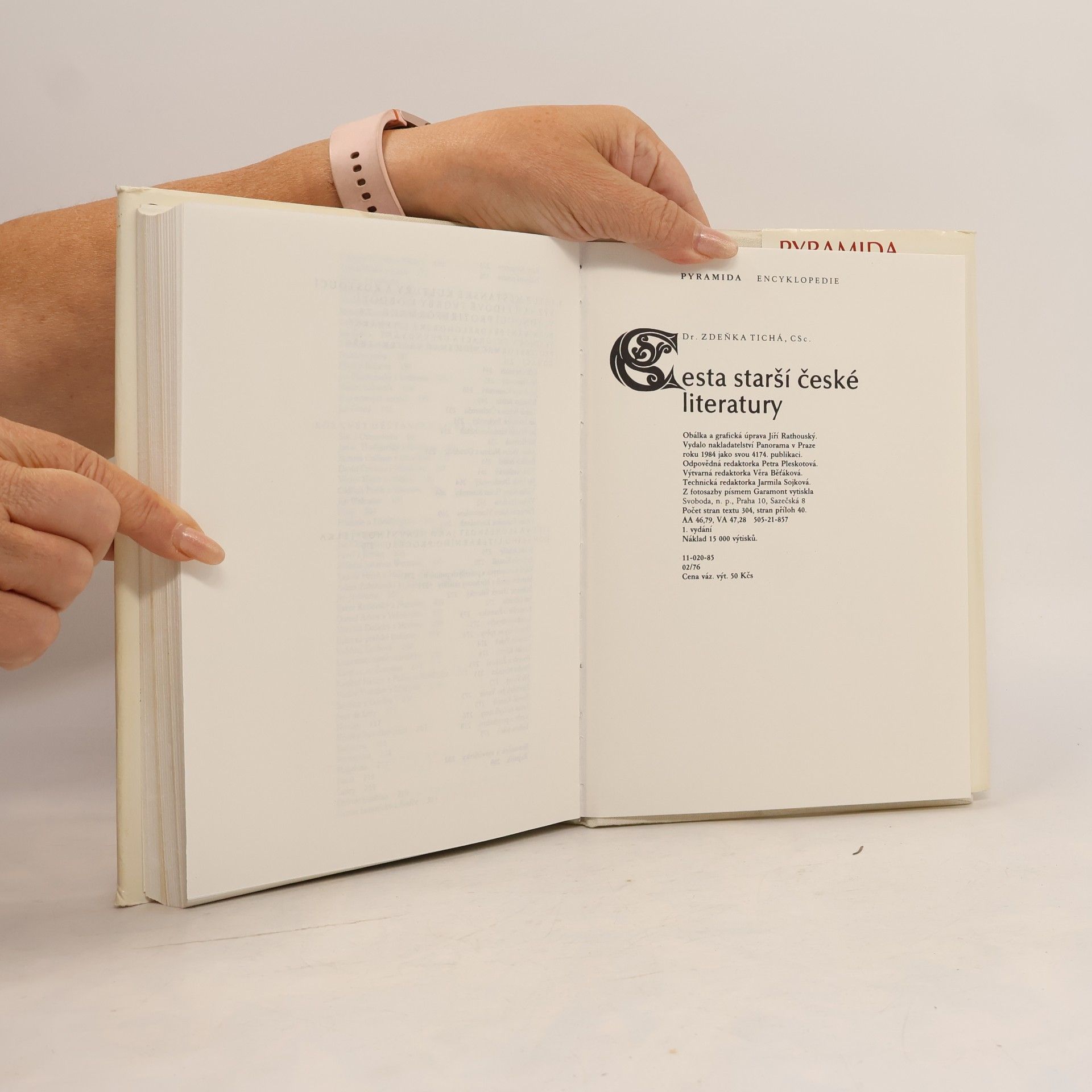 Zdeňka Tichá Cesta starší české literatury