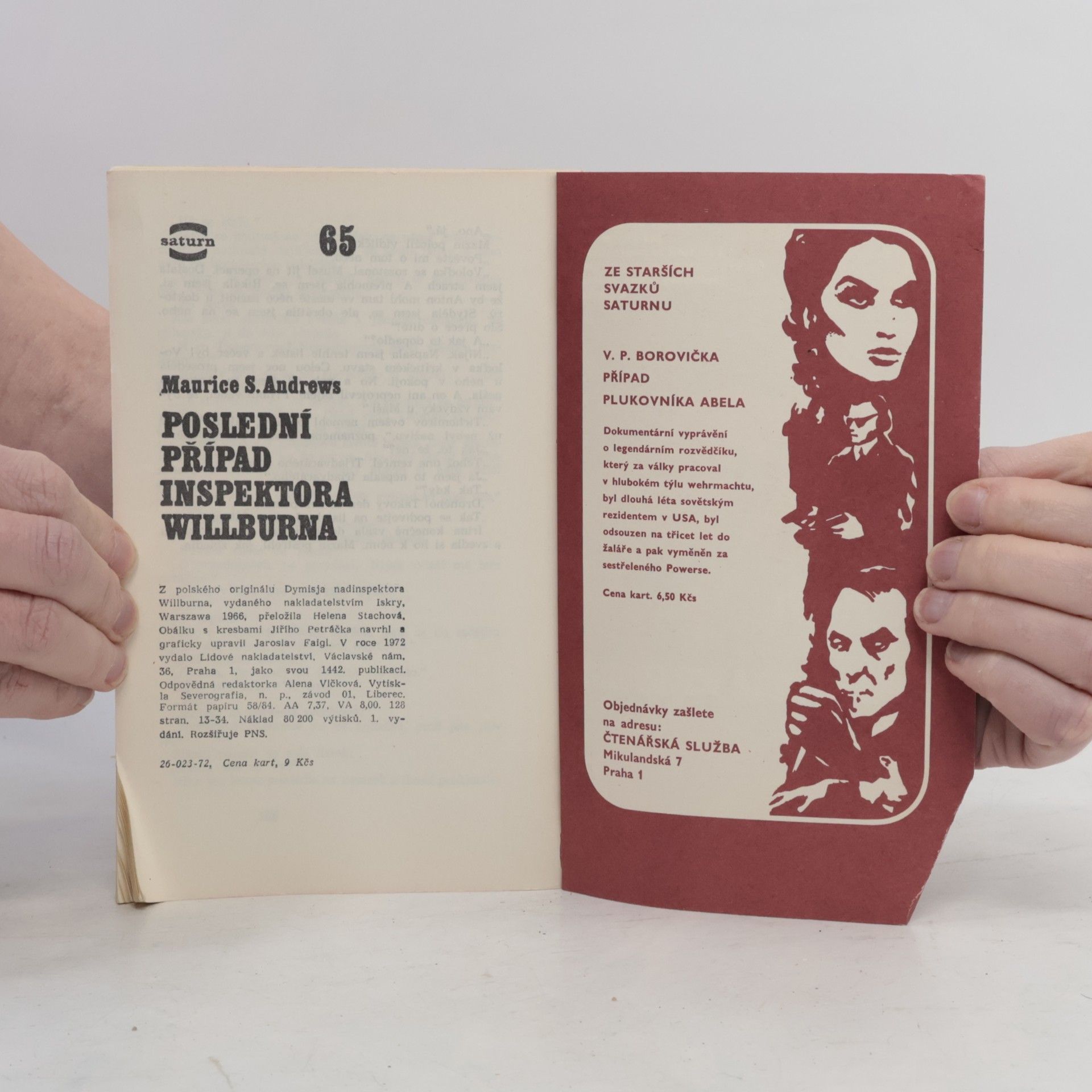 Helena Štáchová Poslední případ inspektora Willburna