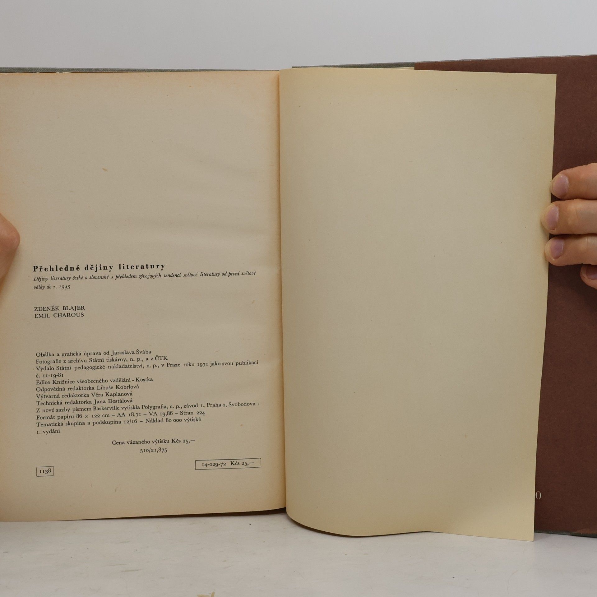 Zdeněk Blajer Přehledné dějiny literatury