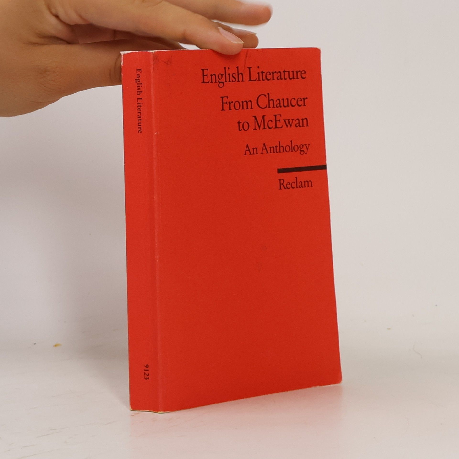 Raimund Borgmeier English literature from Chaucer to McEwan