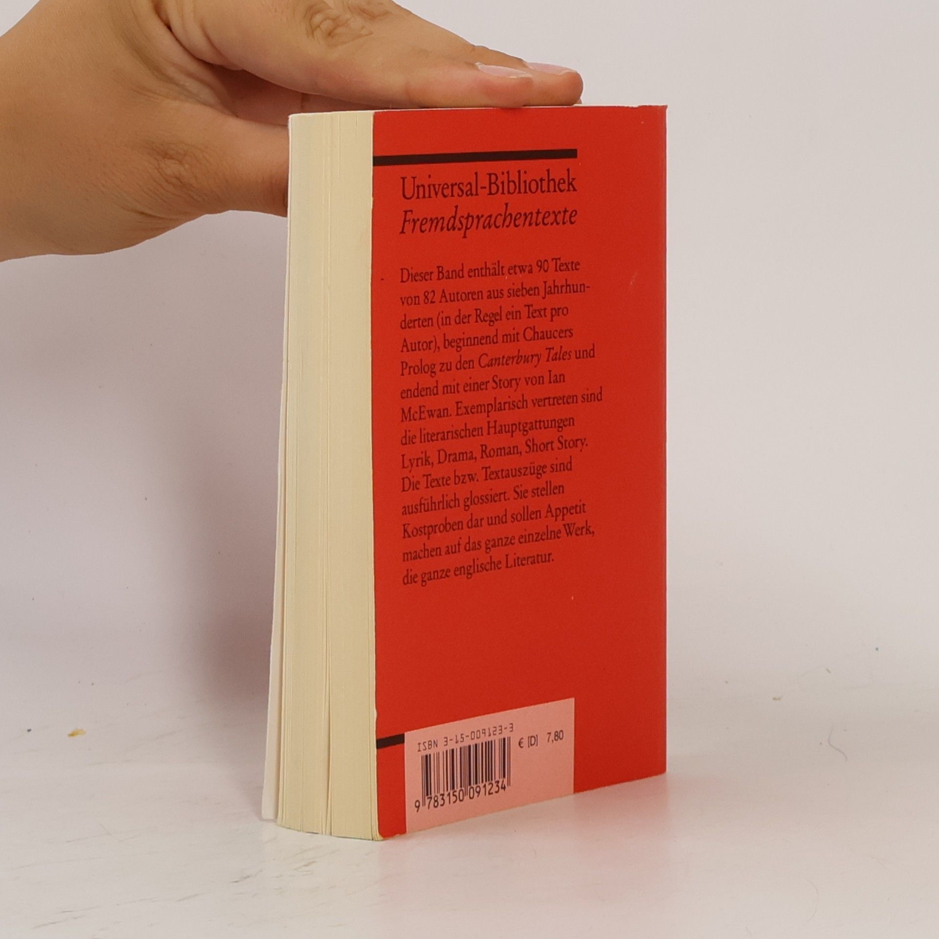 Raimund Borgmeier English literature from Chaucer to McEwan