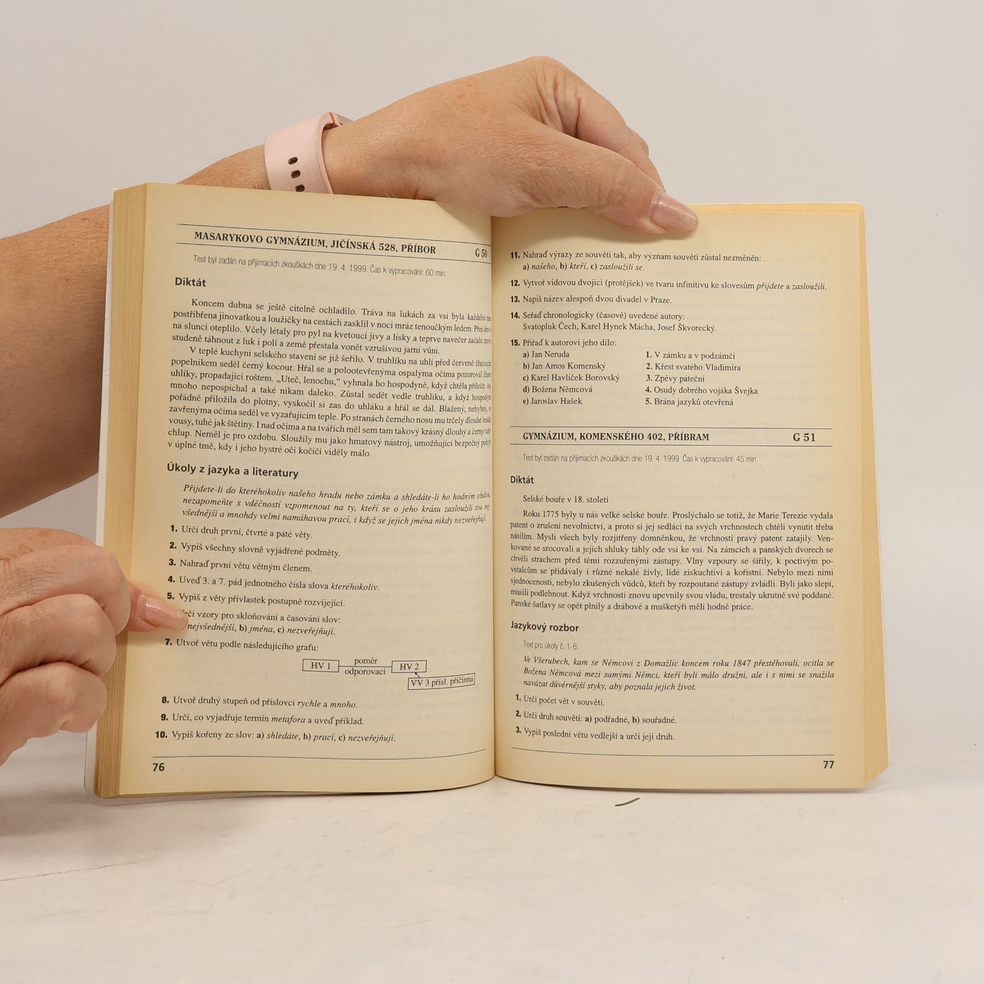 Autores varios Testy z českého jazyka 2000