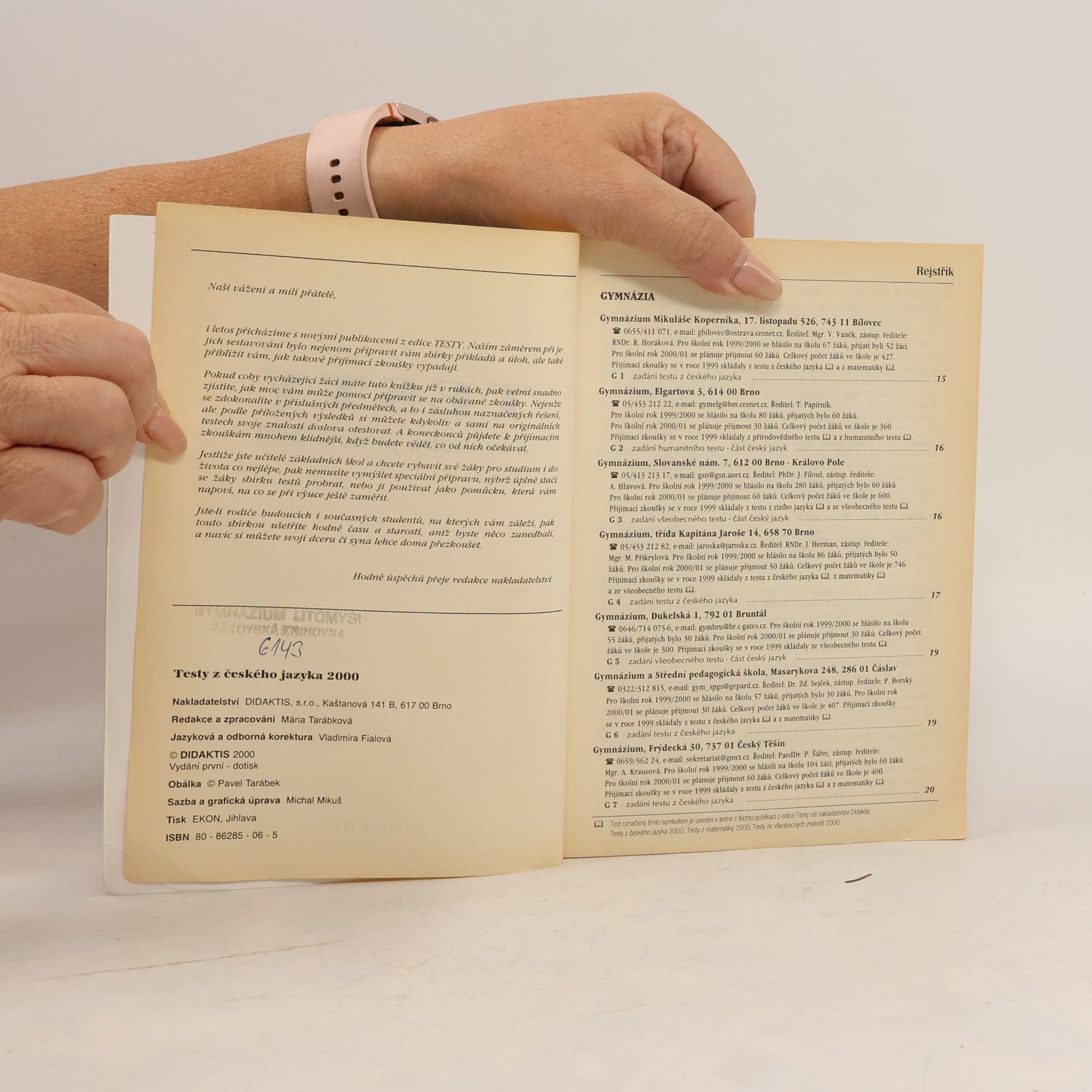 Autores varios Testy z českého jazyka 2000