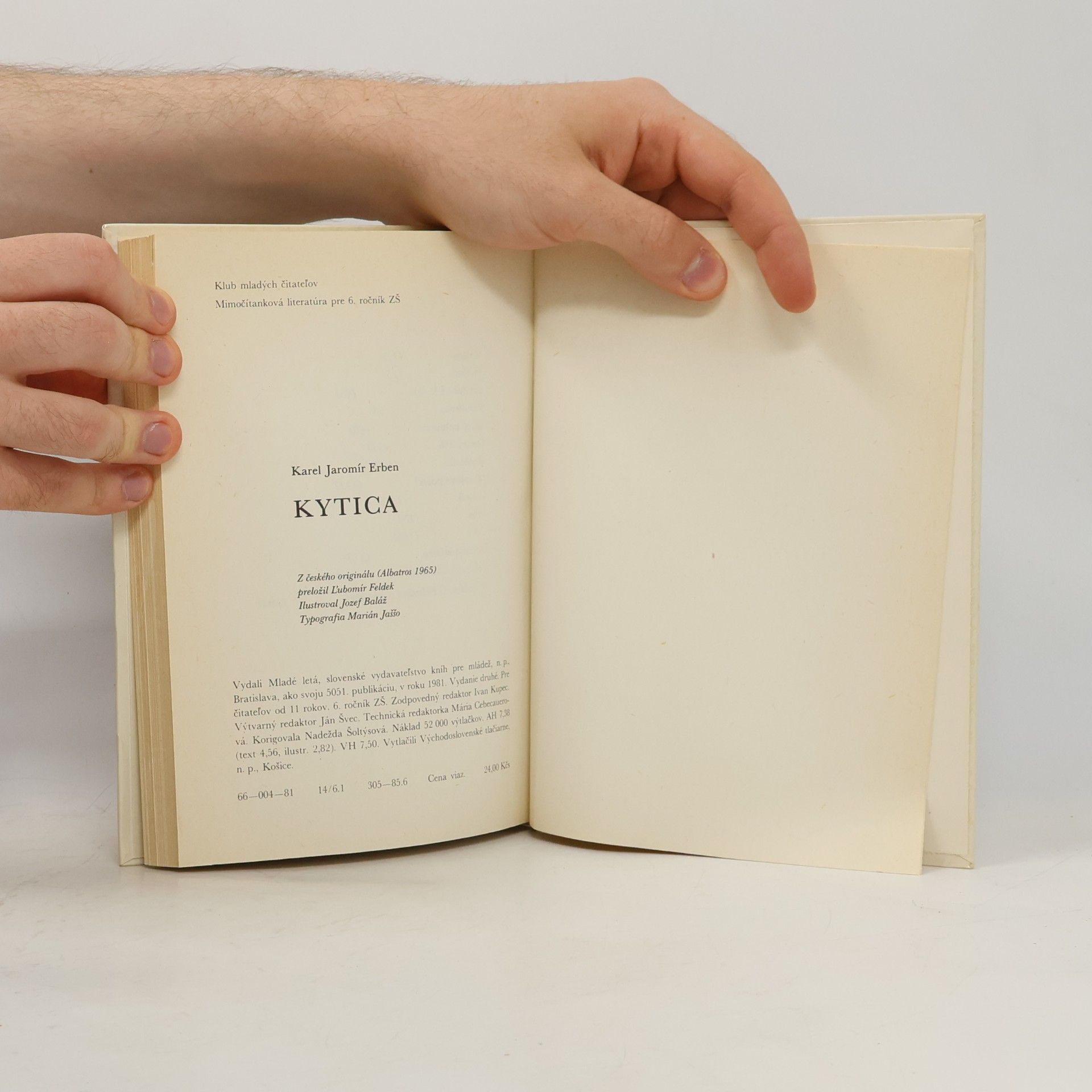 Karel Jaromír Erben Kytica