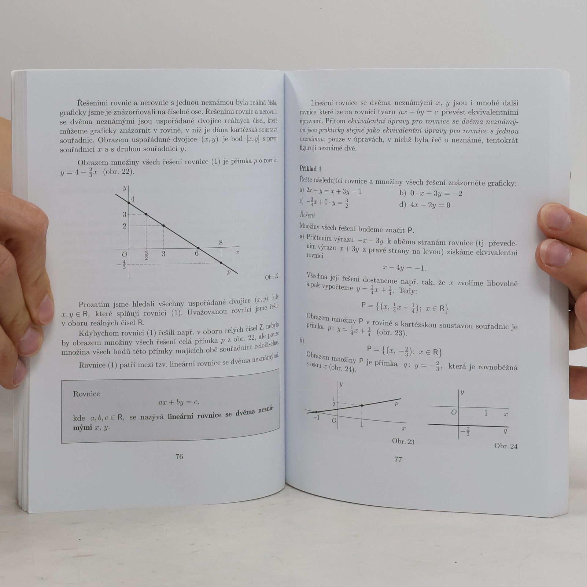 Leo Boček Matematika pro gymnázia. Rovnice a nerovnice