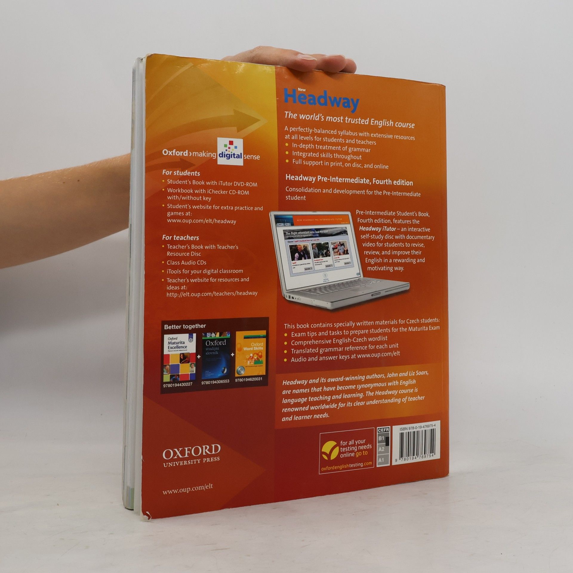 John Soars New Headway : Fourth edition. Pre-intermediate. Maturita student's book