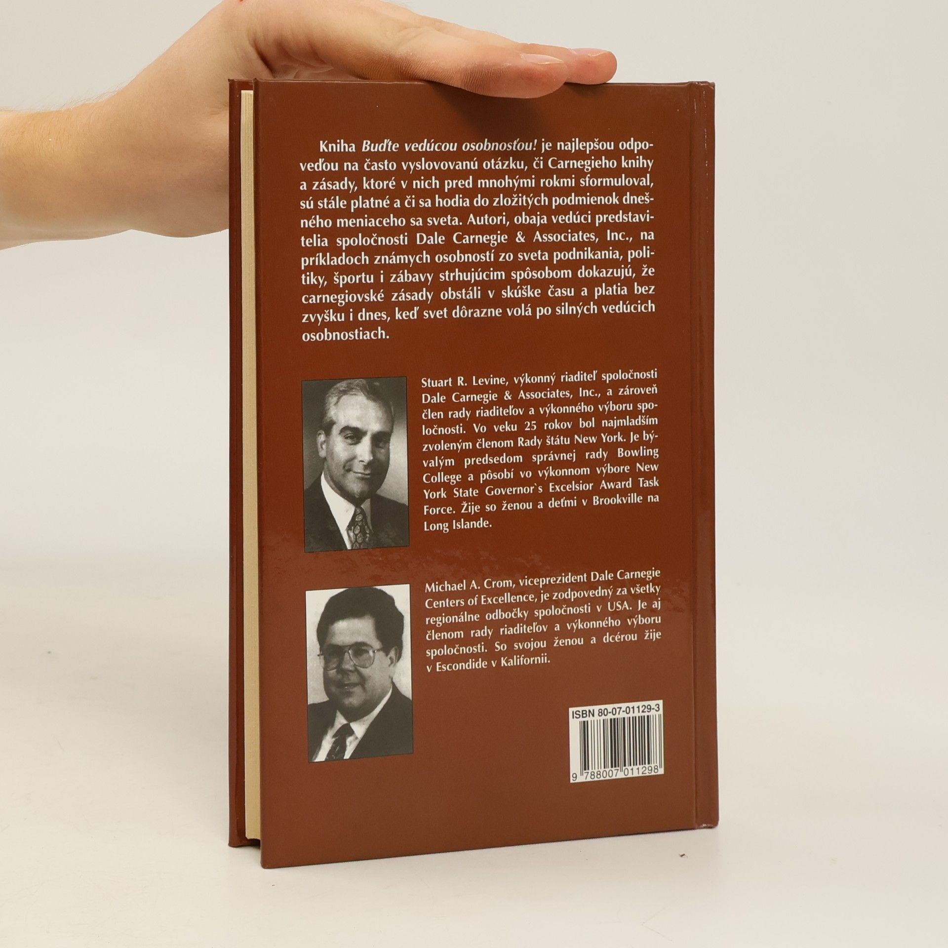 Stuart L. Levine Buďte vedúcou osobnosťou!