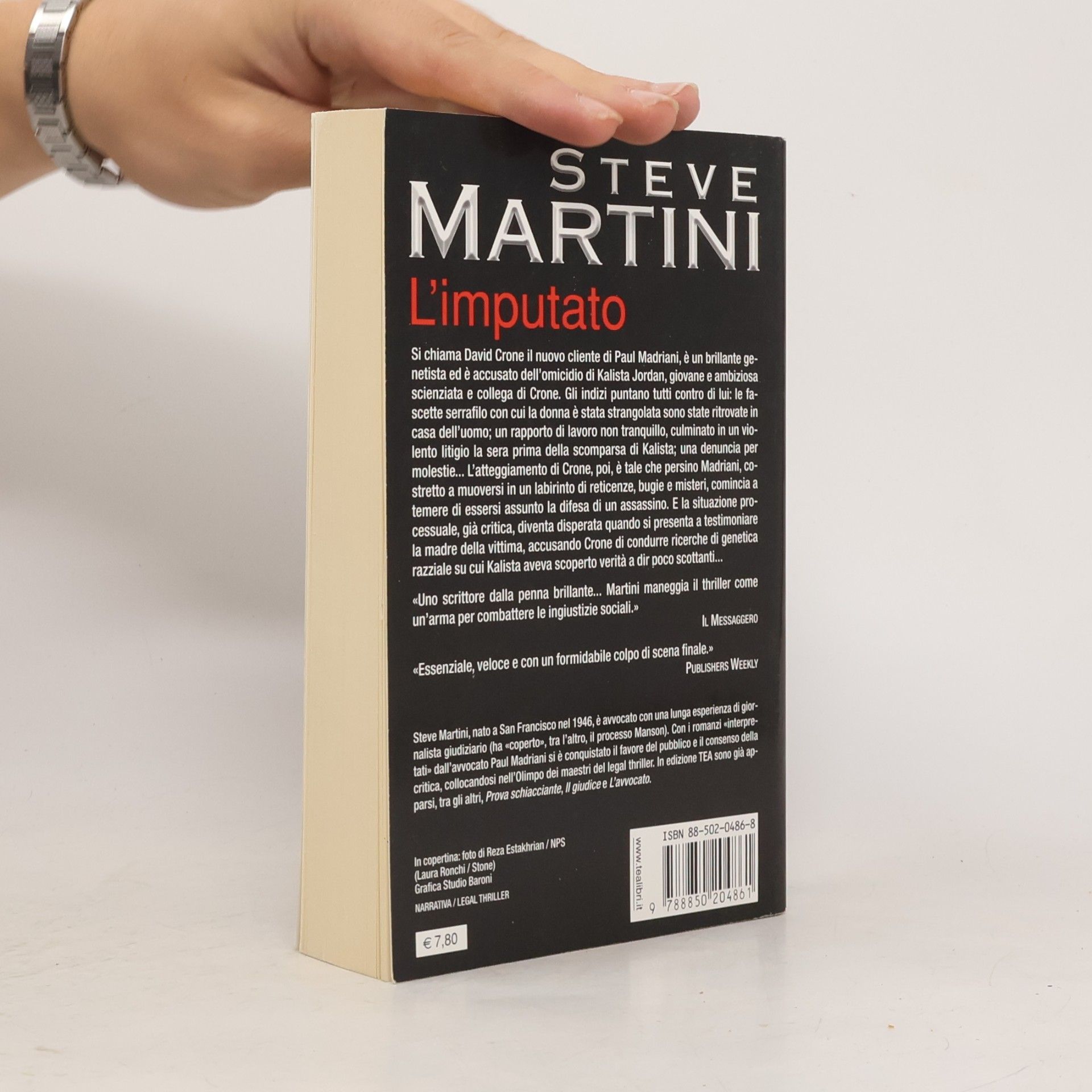 Steve Martini Teadue: L'imputato