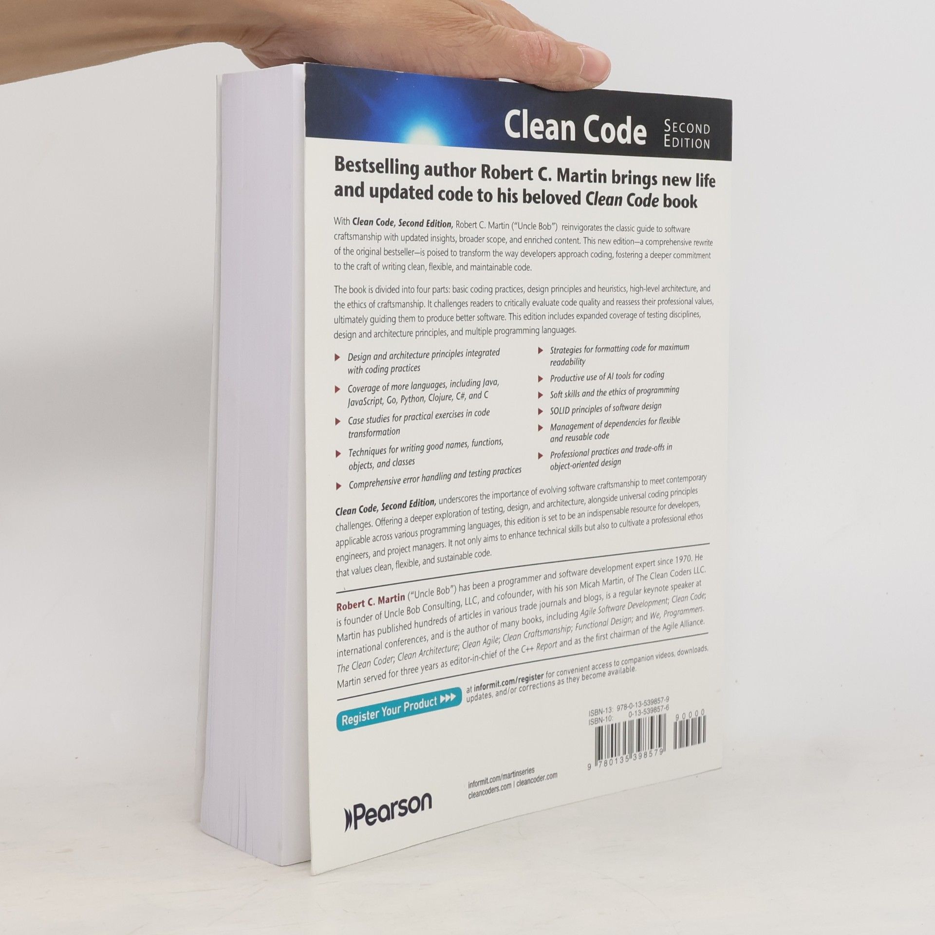 Robert Cecil Martin Robert C. Martin Series: Clean Code