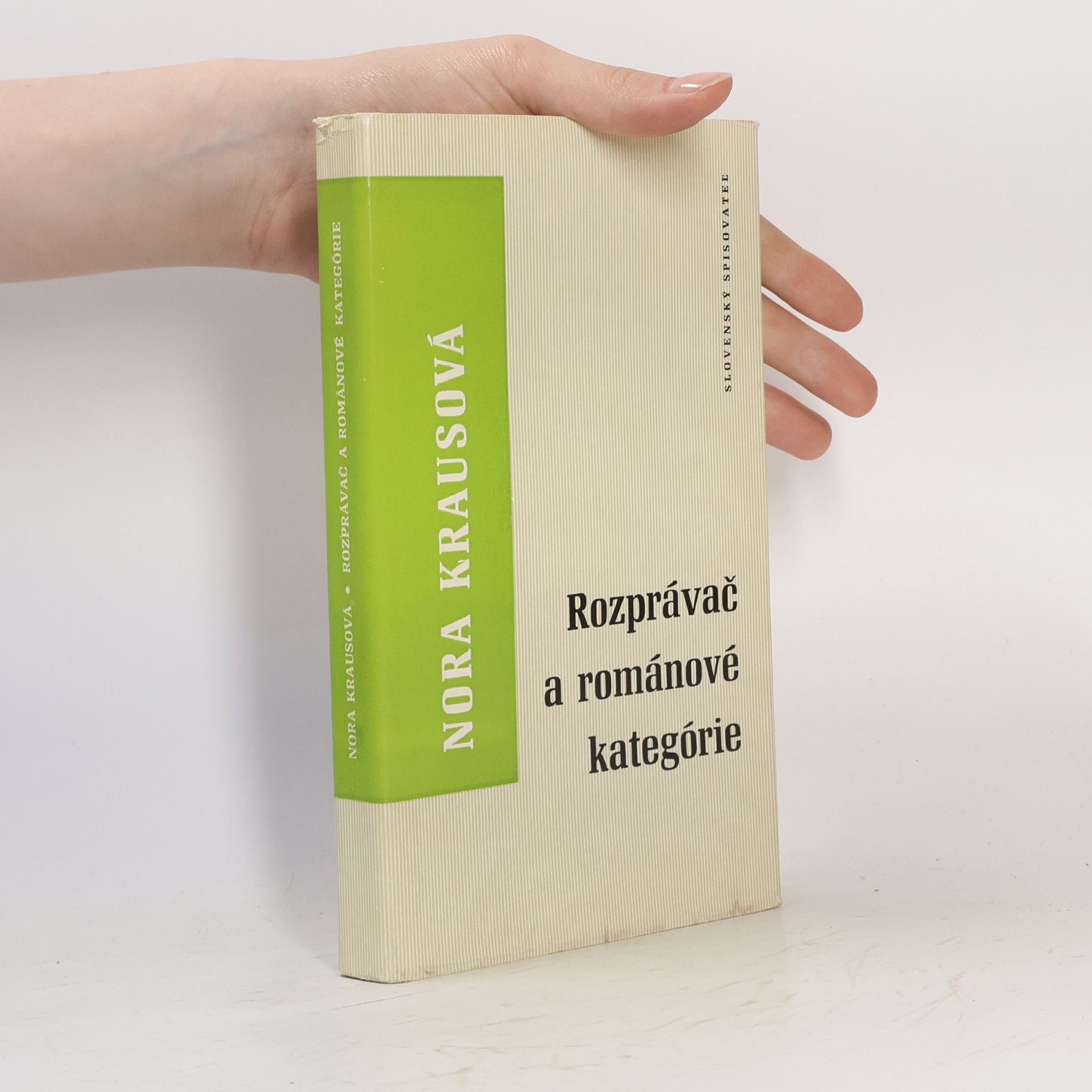 Nora Krausová Rozprávač a románové kategórie