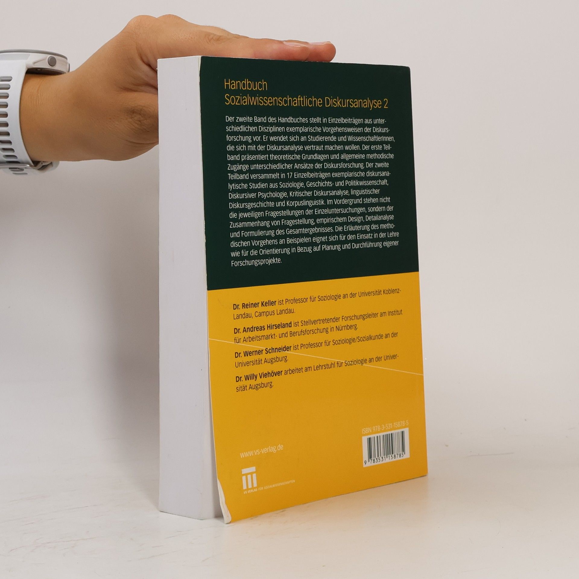 Reiner Keller Handbuch Sozialwissenschaftliche Diskursanalyse - 3., aktualisierte und erweiterte Auflage