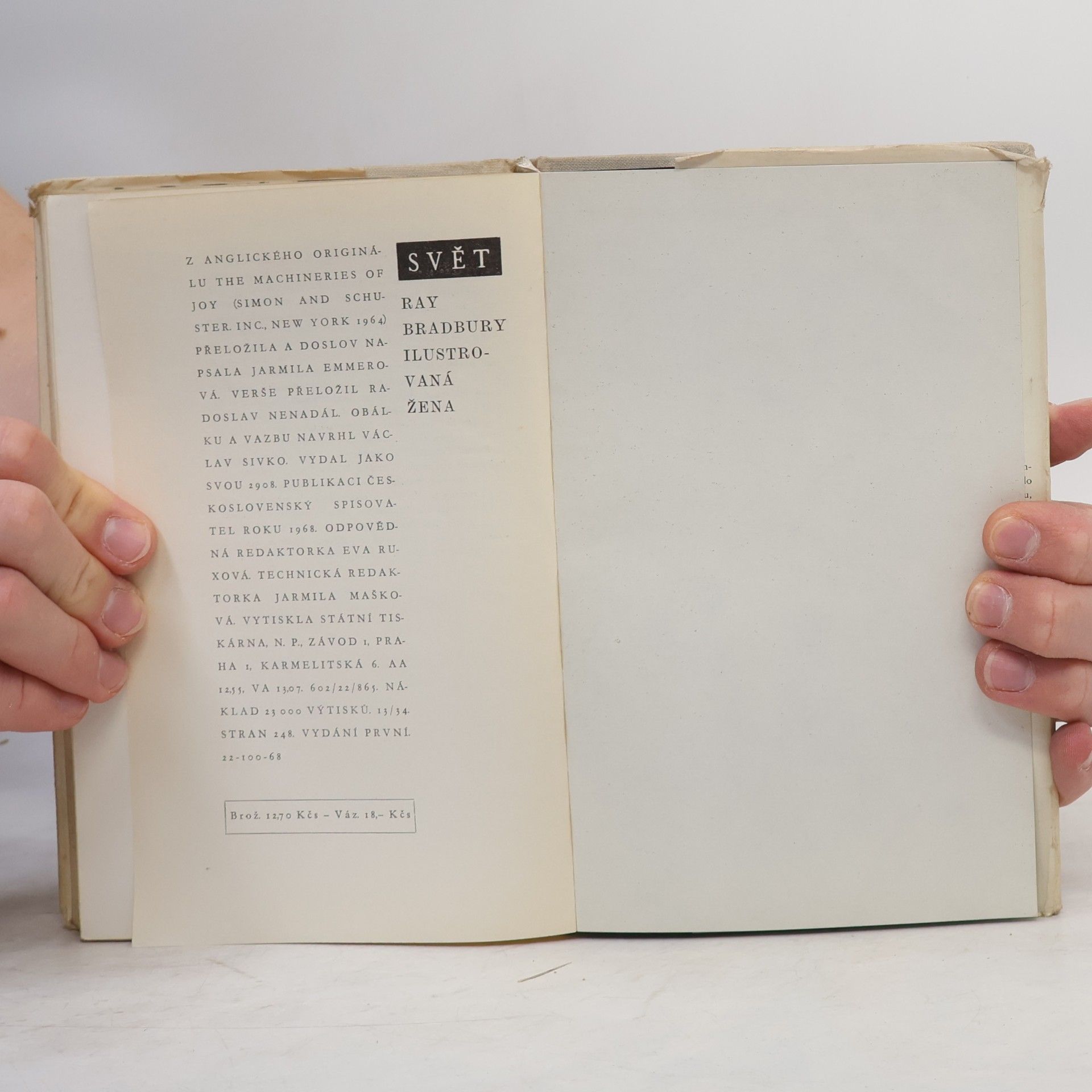 Ray Bradbury Ilustrovaná žena