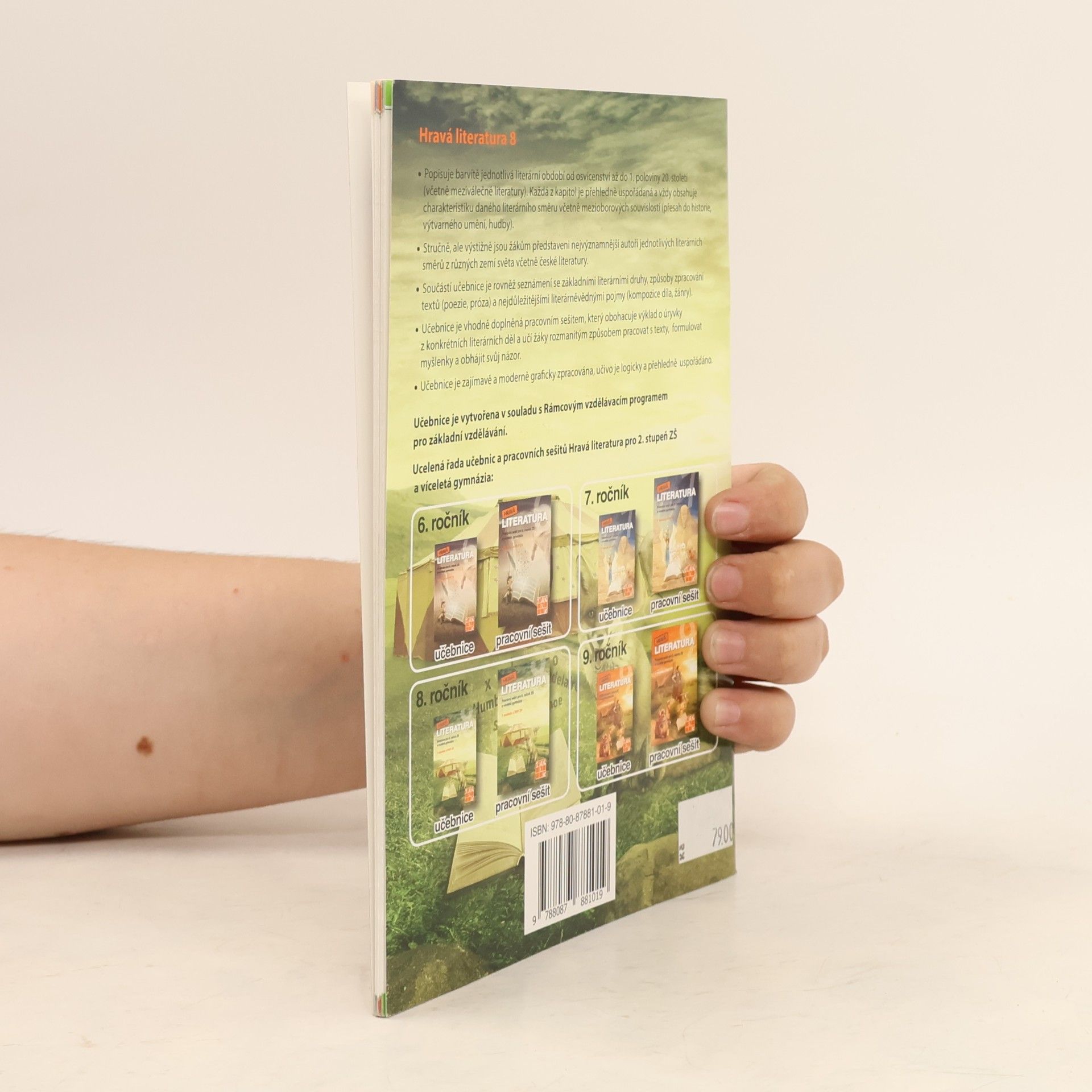 Michaela Jindráčková Hravá literatura: učebnice pro 8. ročník ZŠ a víceletá gymnázia