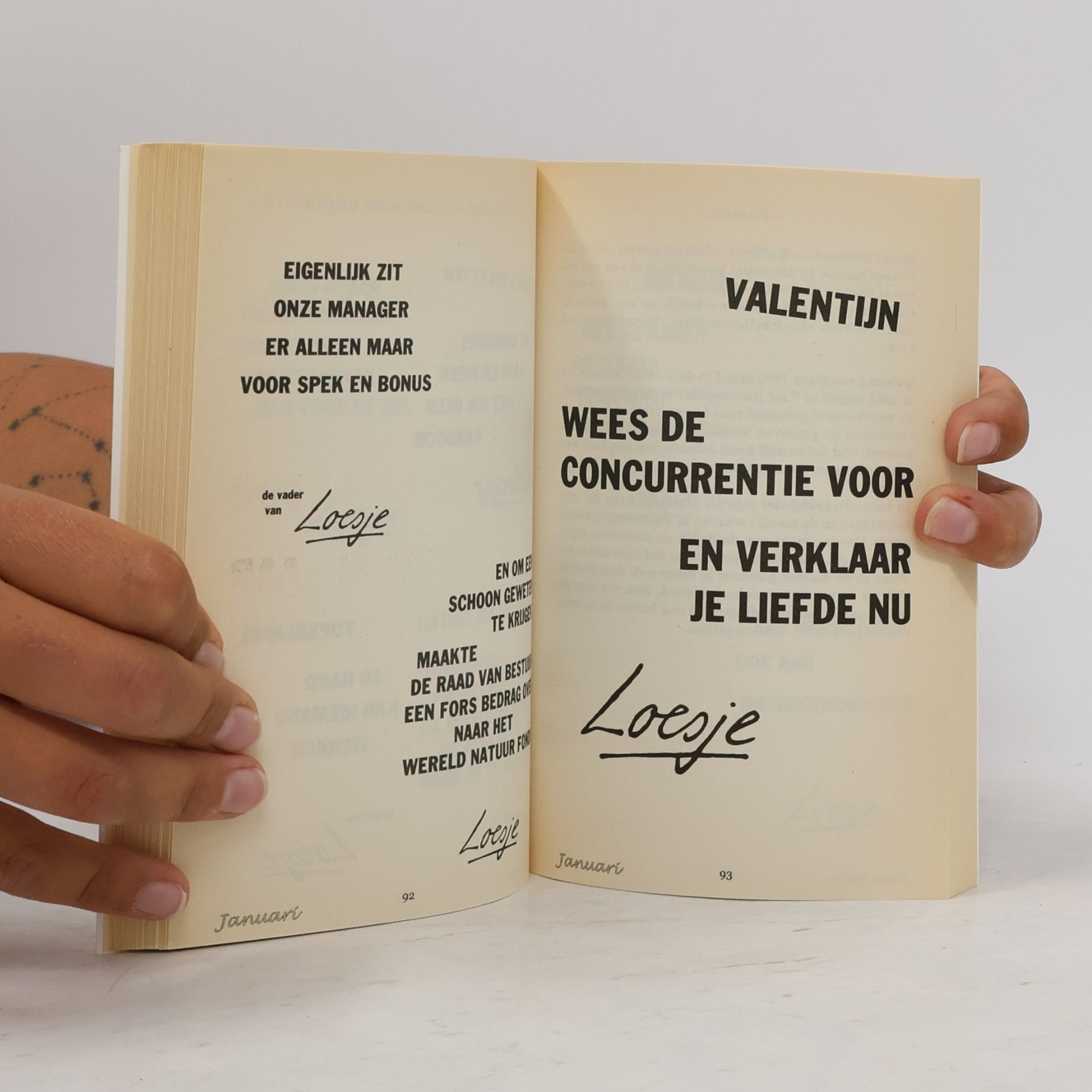 Loesje Als ik het even niet meer weet doe ik altijd een stapje vooruit