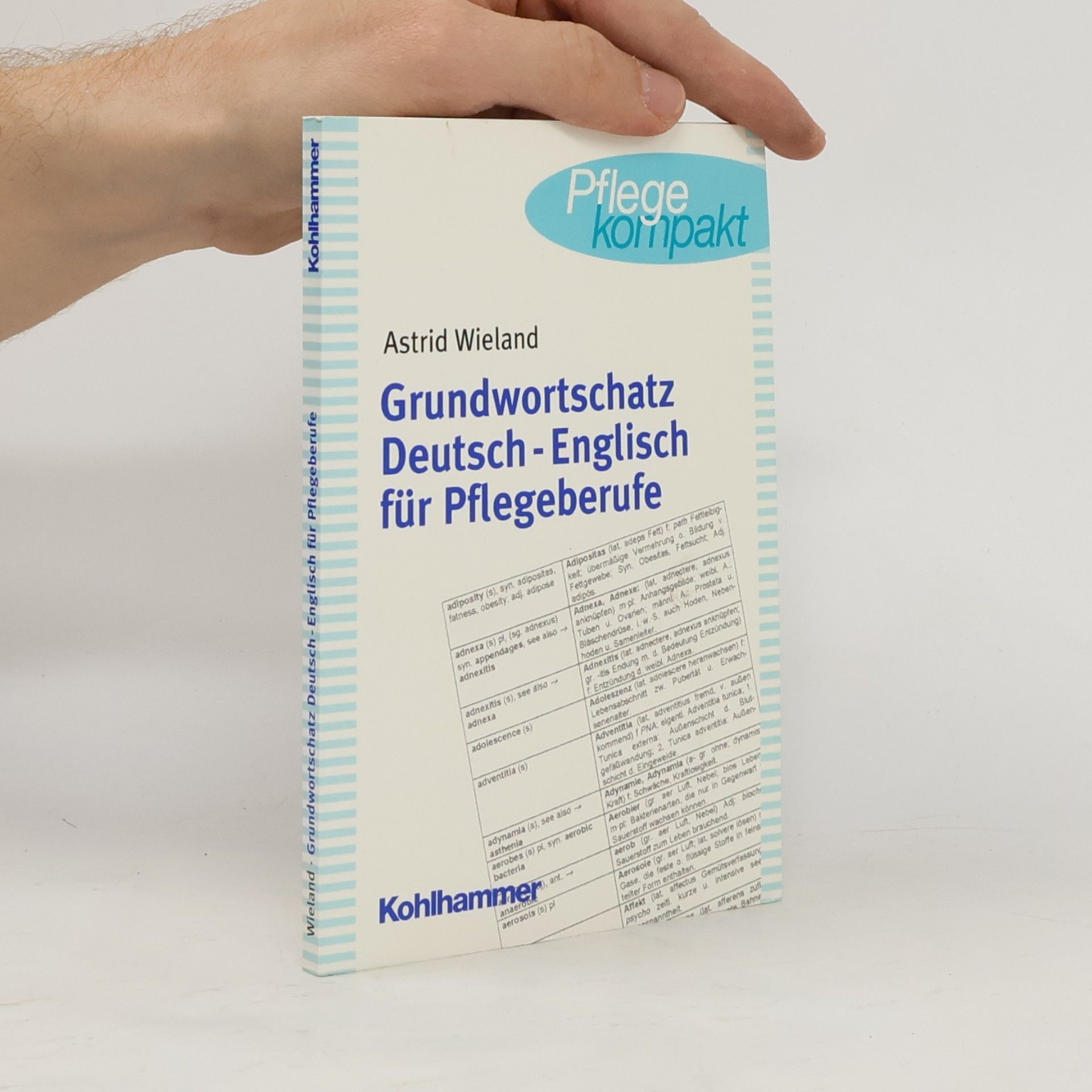 Astrid Wieland Grundwortschatz Deutsch-Englisch für Pflegeberufe
