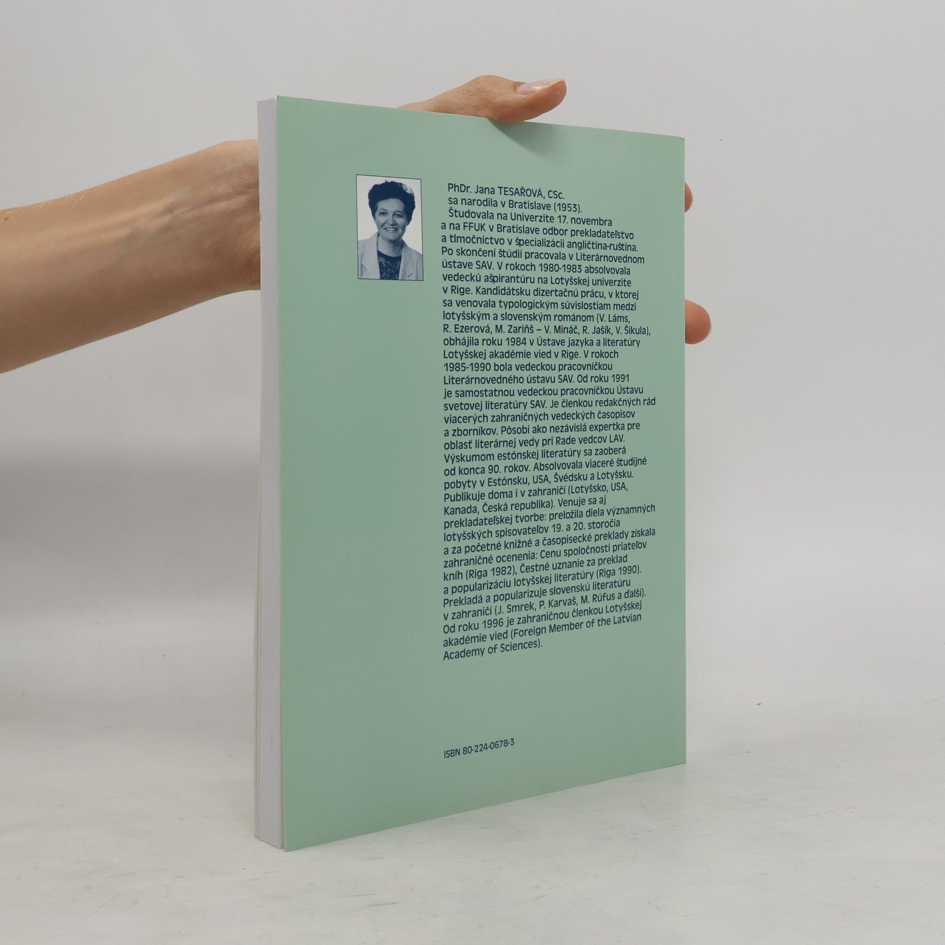Jana Tesařová Kapitoly z Lotyšskej a Estónskej literatúry a kultúry